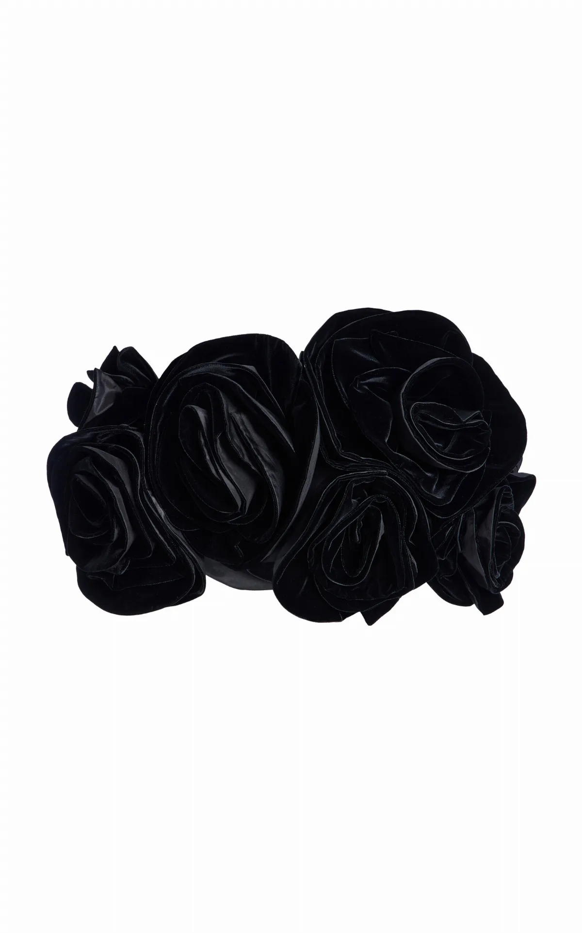 Flower-Detailed Velvet Top by Carolina Herrera