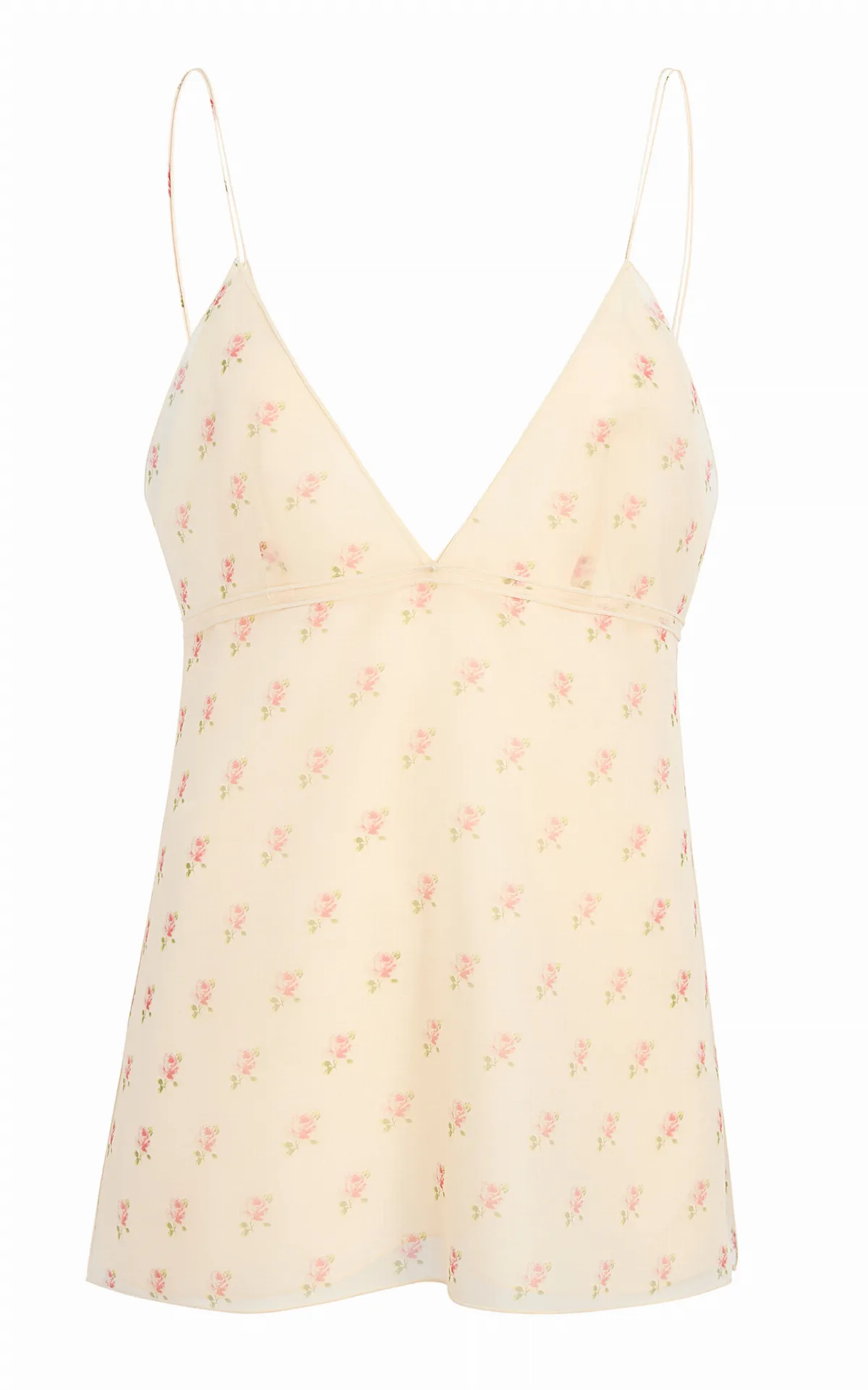 Timy Floral-Printed Silk Organza Camisole Top by Khaite