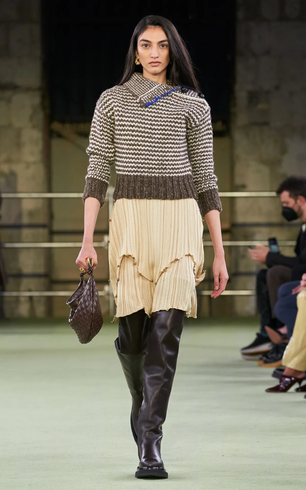 Wool Zigzag Sweater by Bottega Veneta