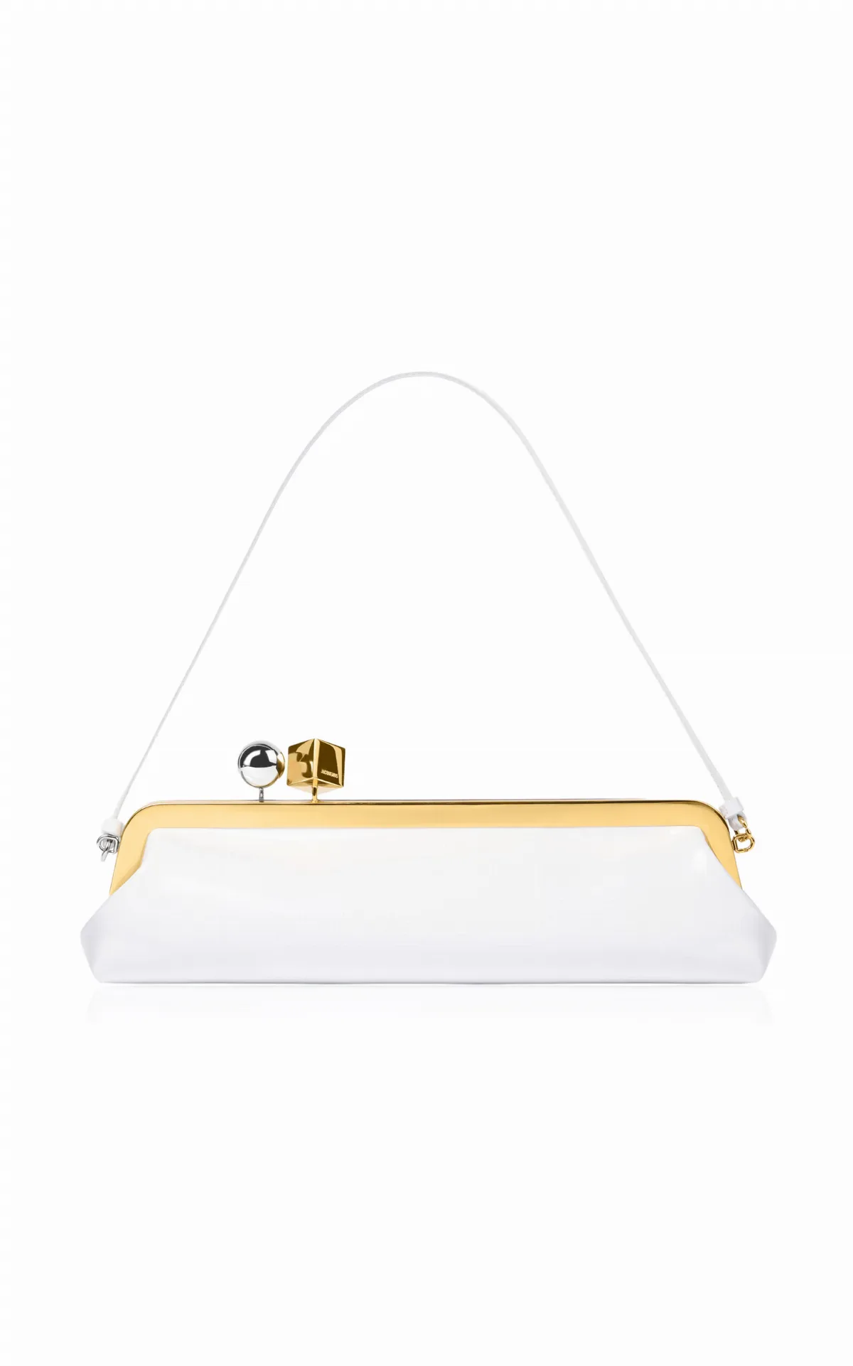 The Salon Leather Clutch by Jacquemus