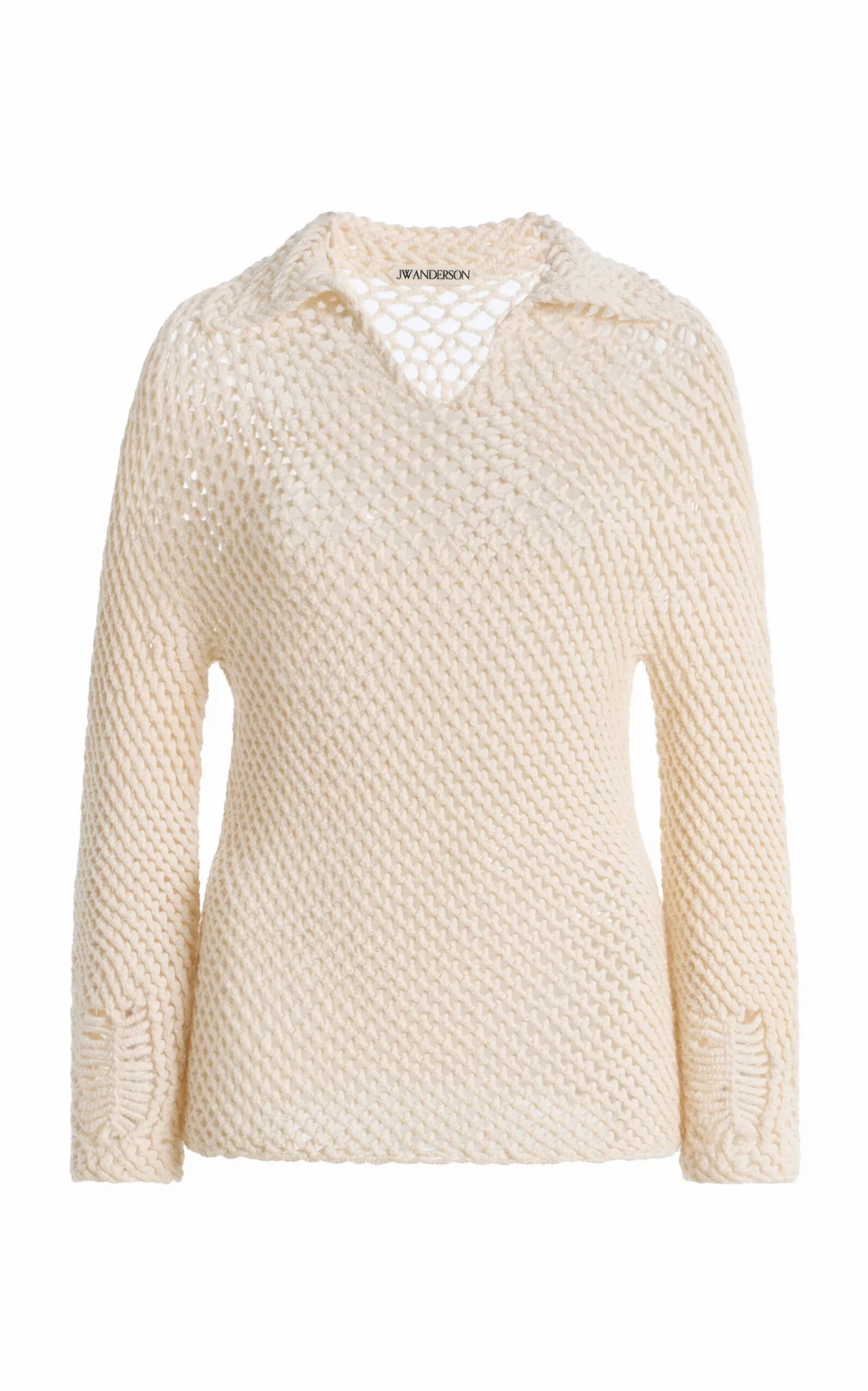 Crocheted Wool Knit Sweater by JW Anderson