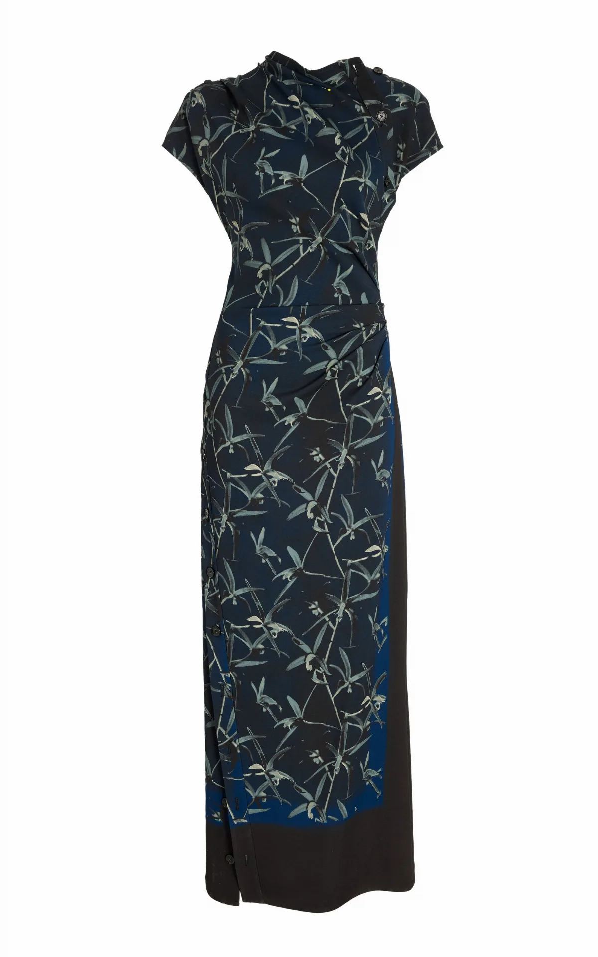 Anais Floral Stretch-Cady Maxi Dress by Proenza Schouler