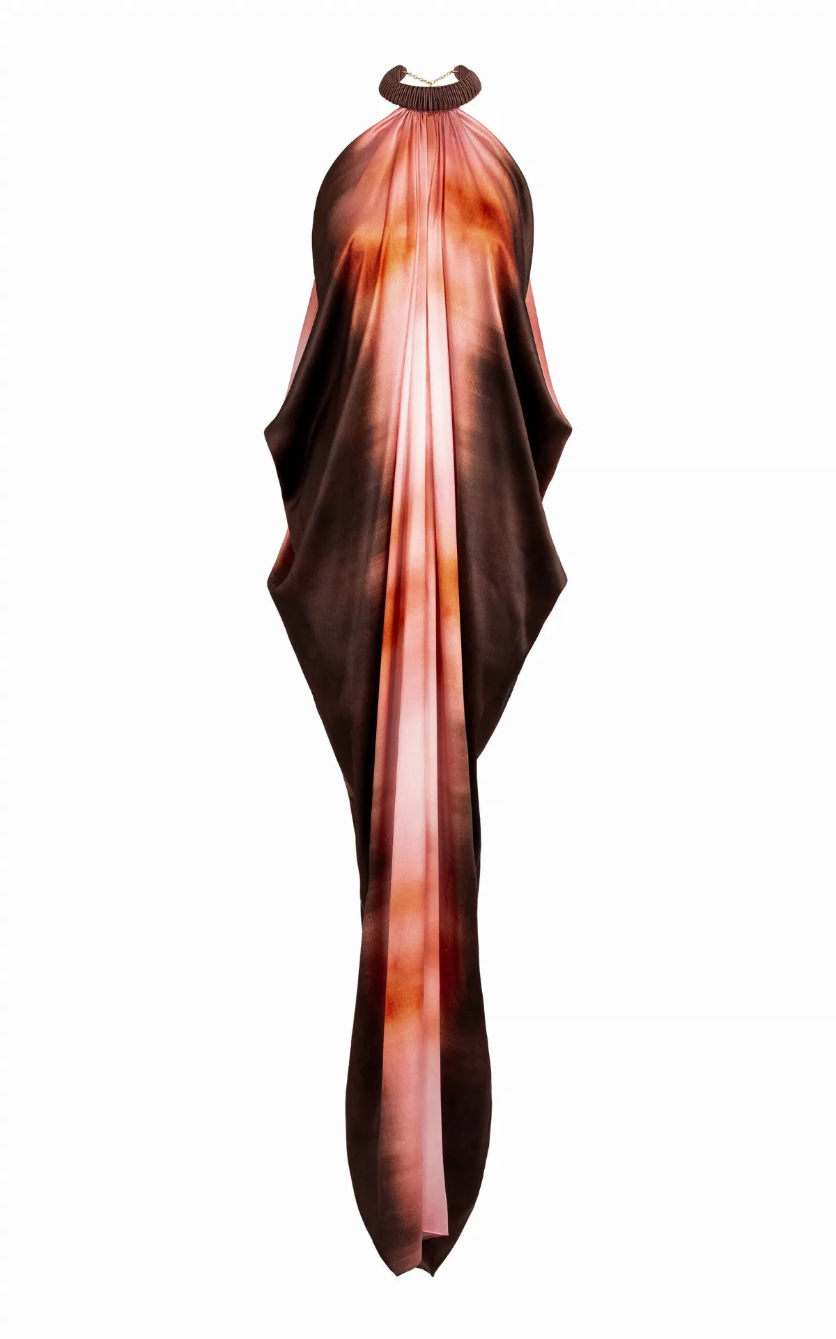 Mene Silk-Blend Halter Maxi Dress by Silvia Tcherassi