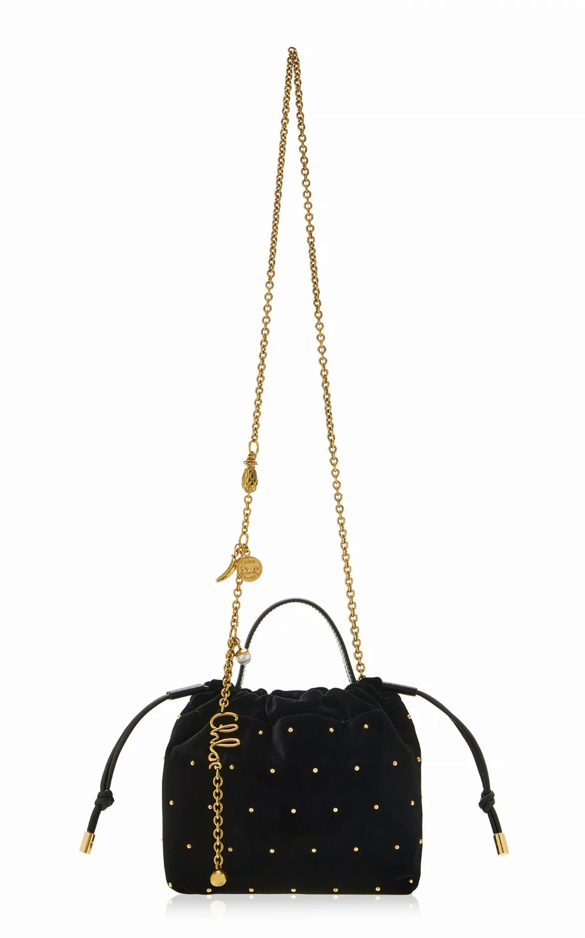 Studded Velvet Pouch by Chloé
