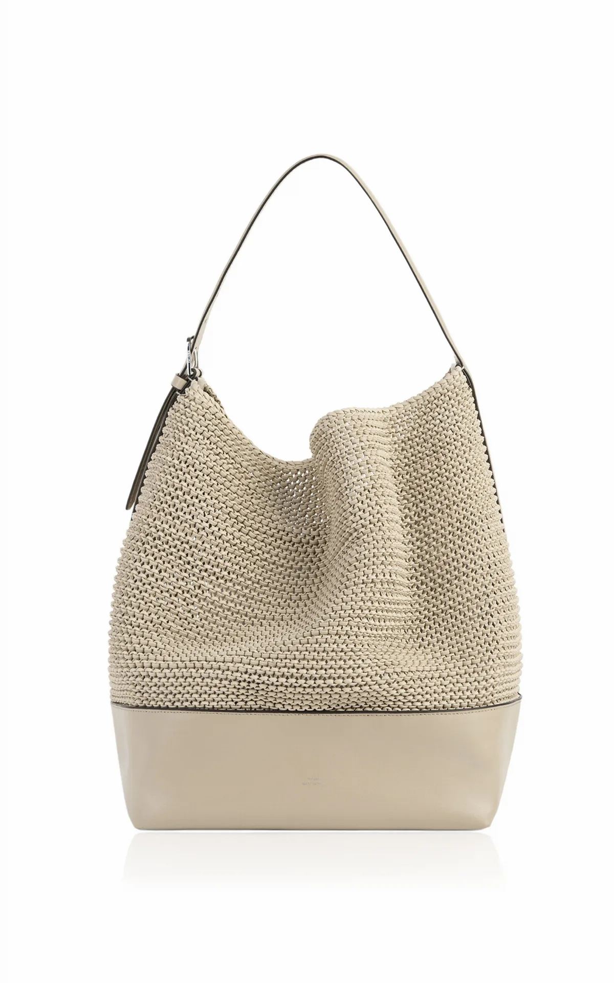 Belted Woven-Leather Tote Bag by Toteme