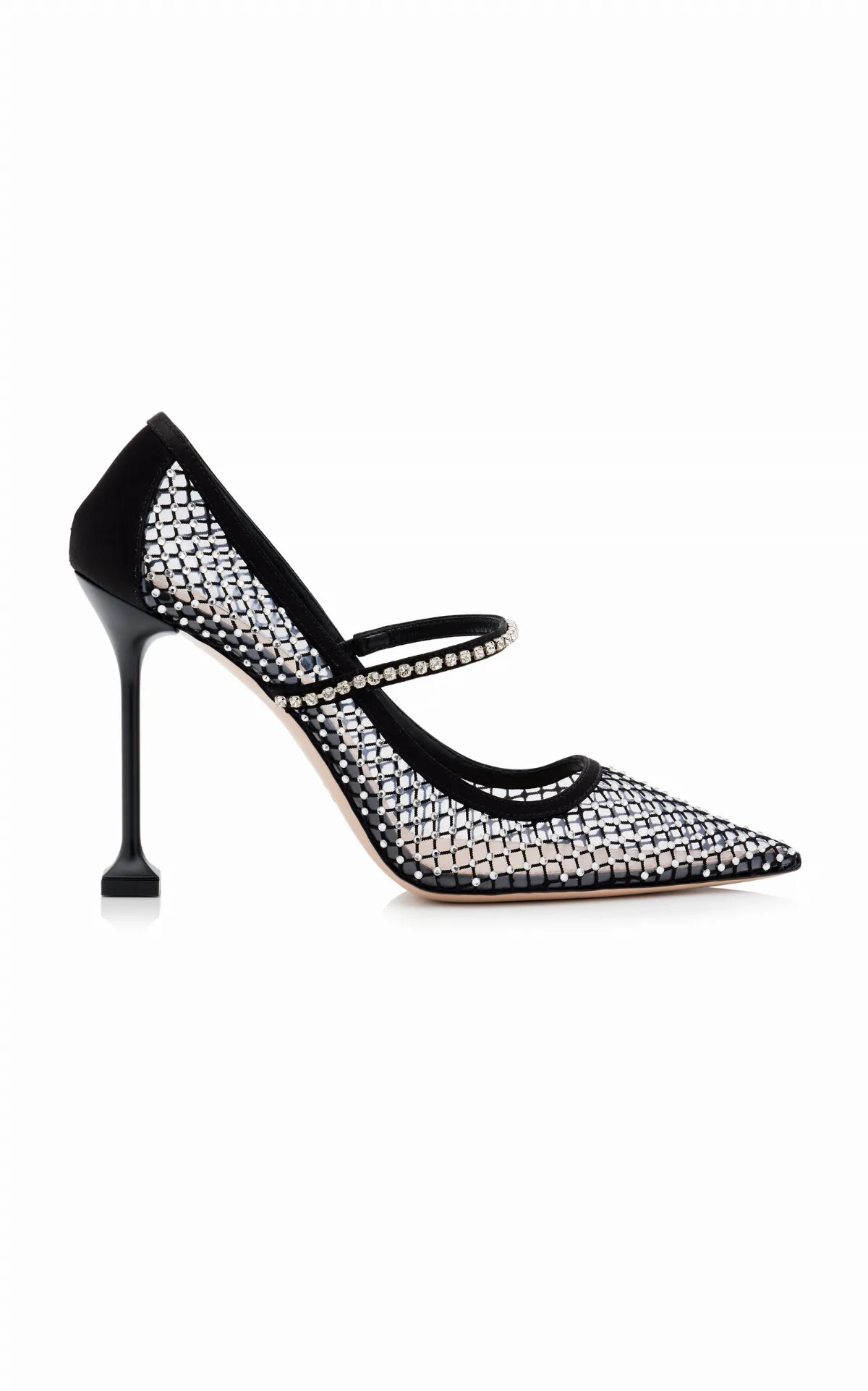 Crystal-Mesh Pumps by Miu Miu