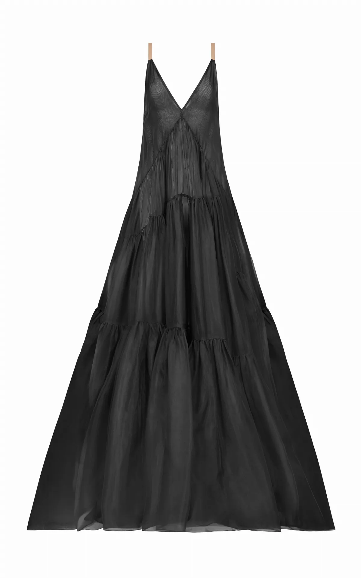 Theatre for Dreamers Tiered Silk Gown by Temily