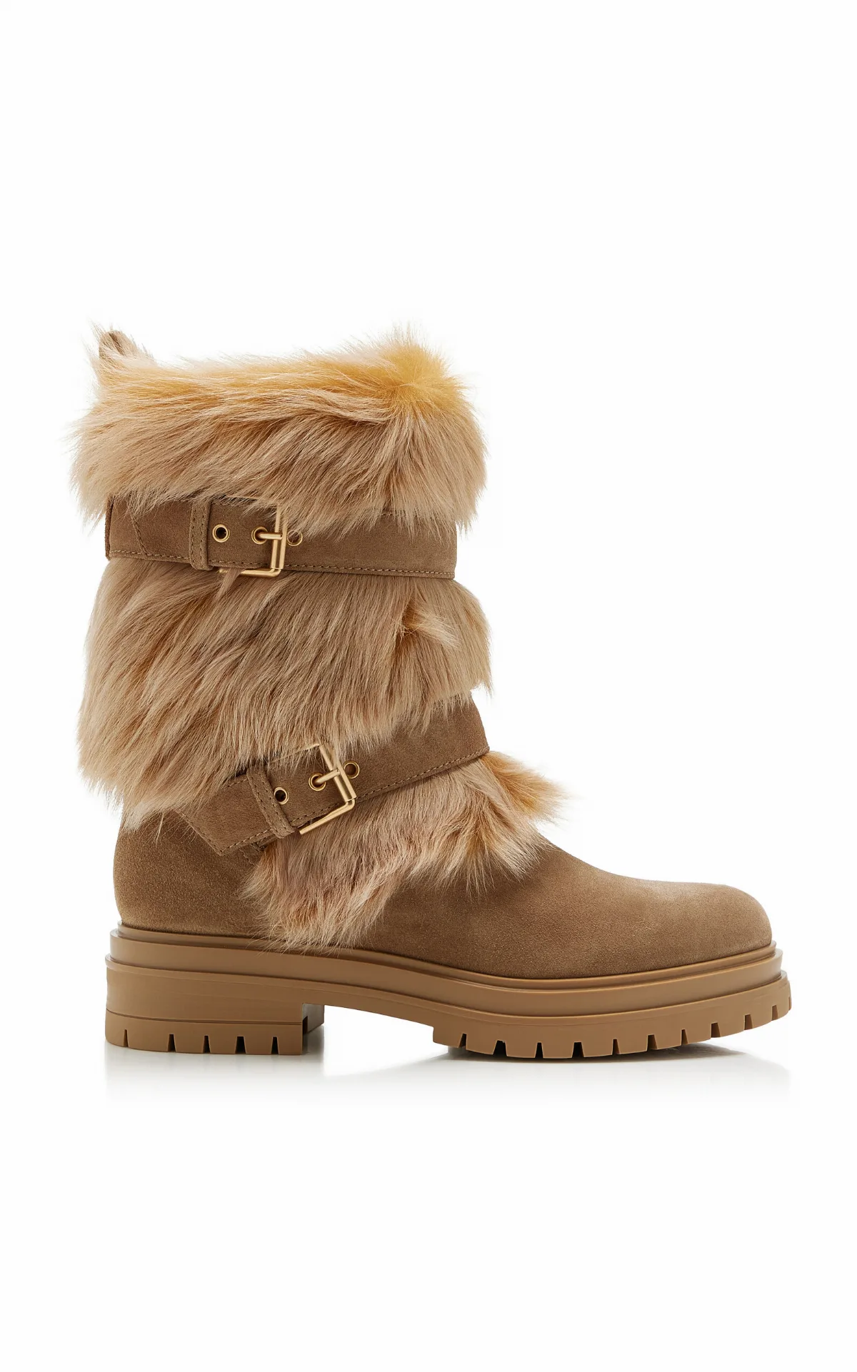 Maverick Shearling Boots by Gianvito Rossi