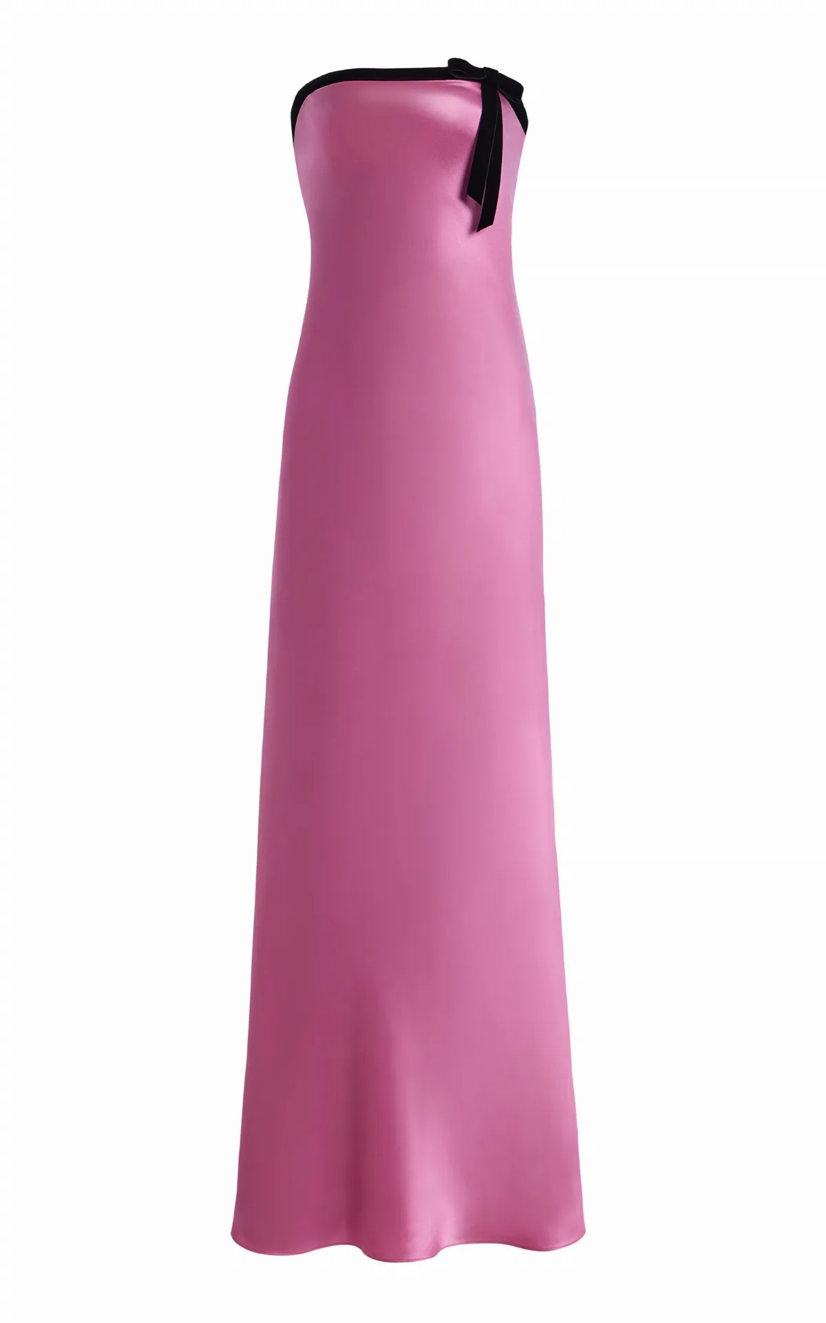 Strapless Silk Satin Maxi Dress by Rodarte