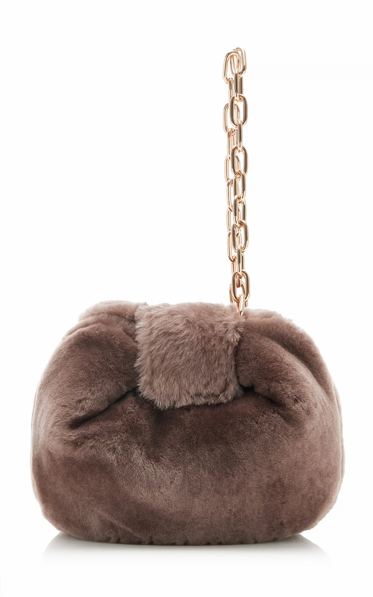 Soft Demi Shearling Clutch by Gabriela Hearst