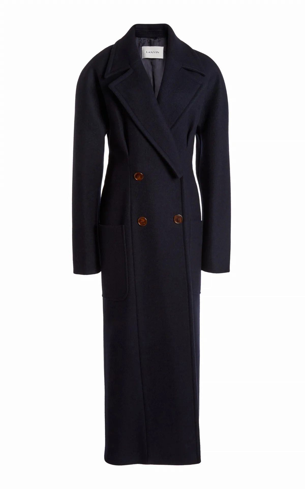 Double-Breasted Cashmere Coat by Lanvin