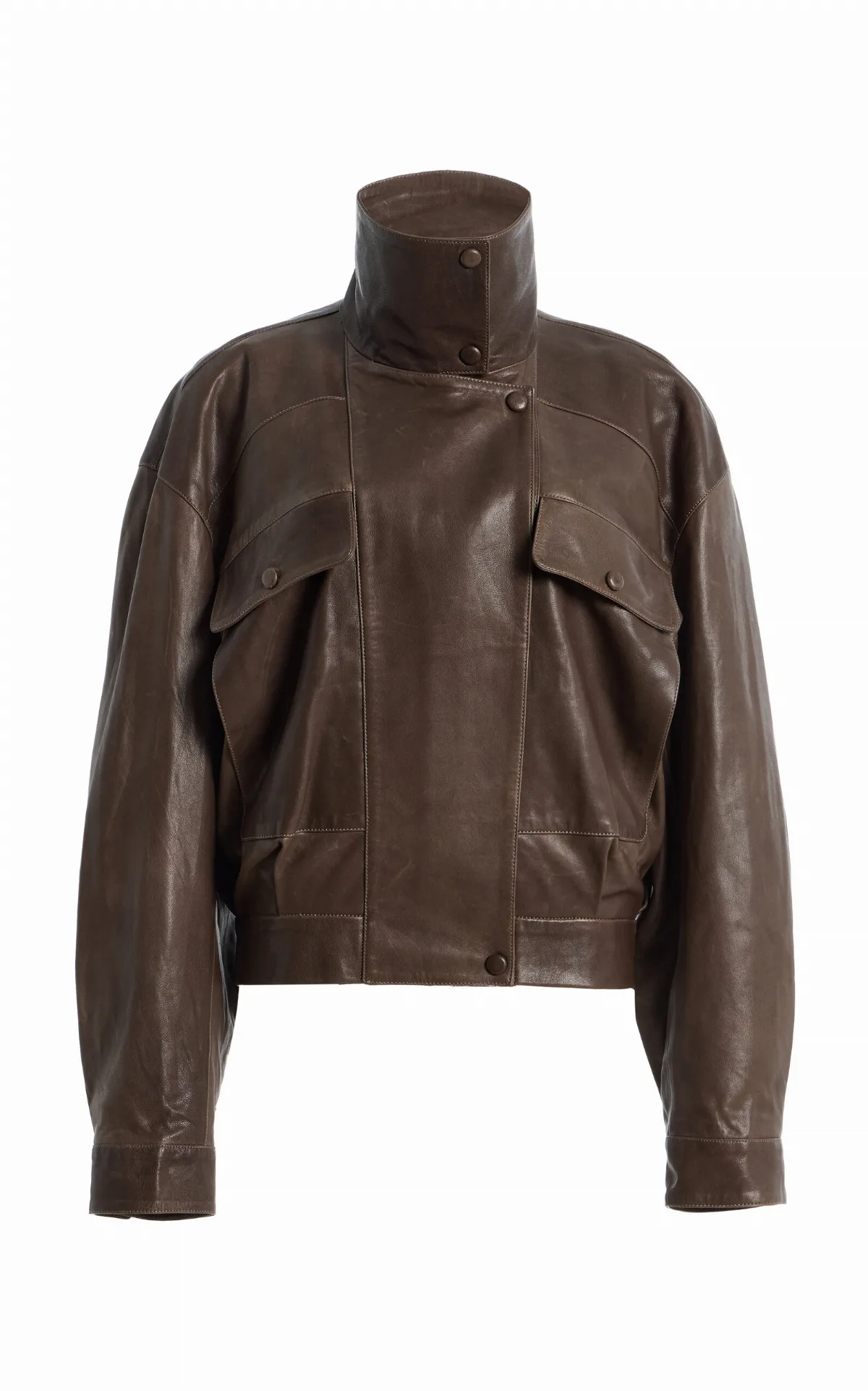 Quincy Leather Jacket by Nour Hammour
