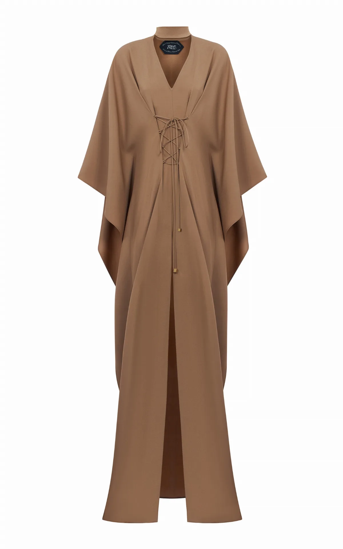 Sierra Fringed Crepe Cady Caftan Dress by Taller Marmo