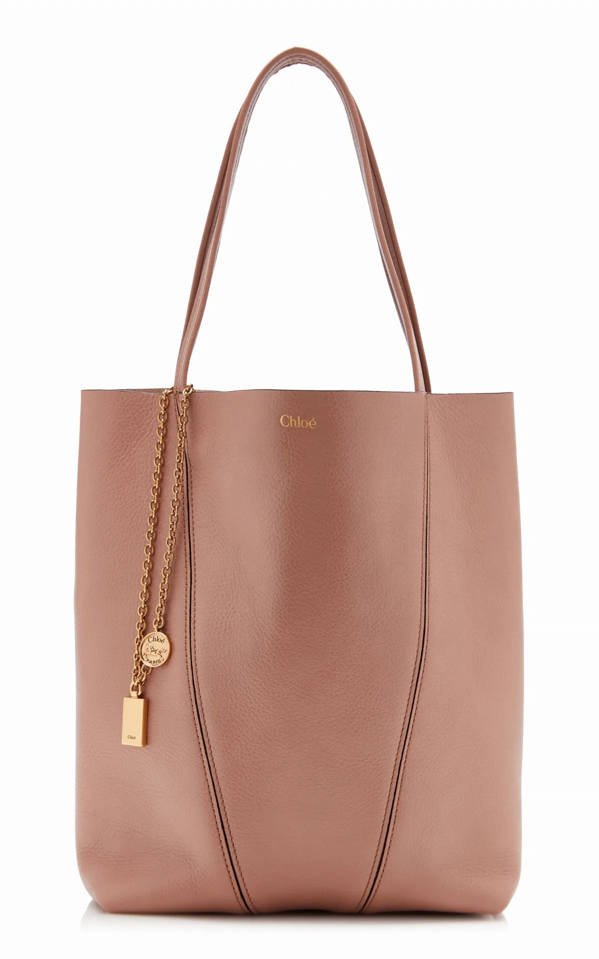 Spin Leather Tote Bag by Chloé