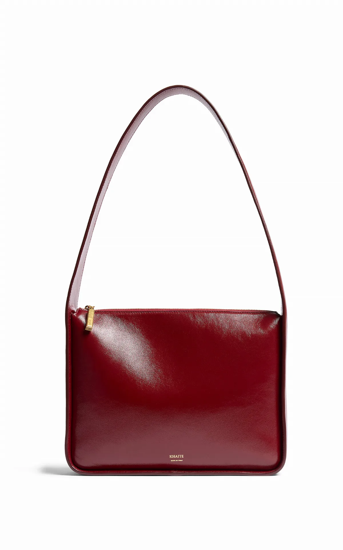 Lori Crackled Patent Leather Squared Bag by Khaite