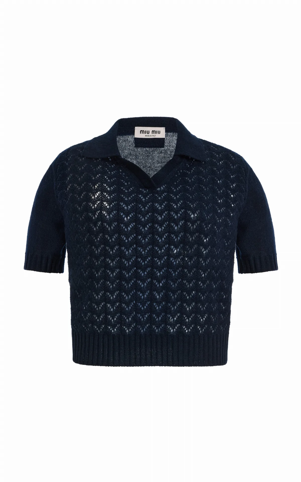 Cashmere Polo Shirt by Miu Miu