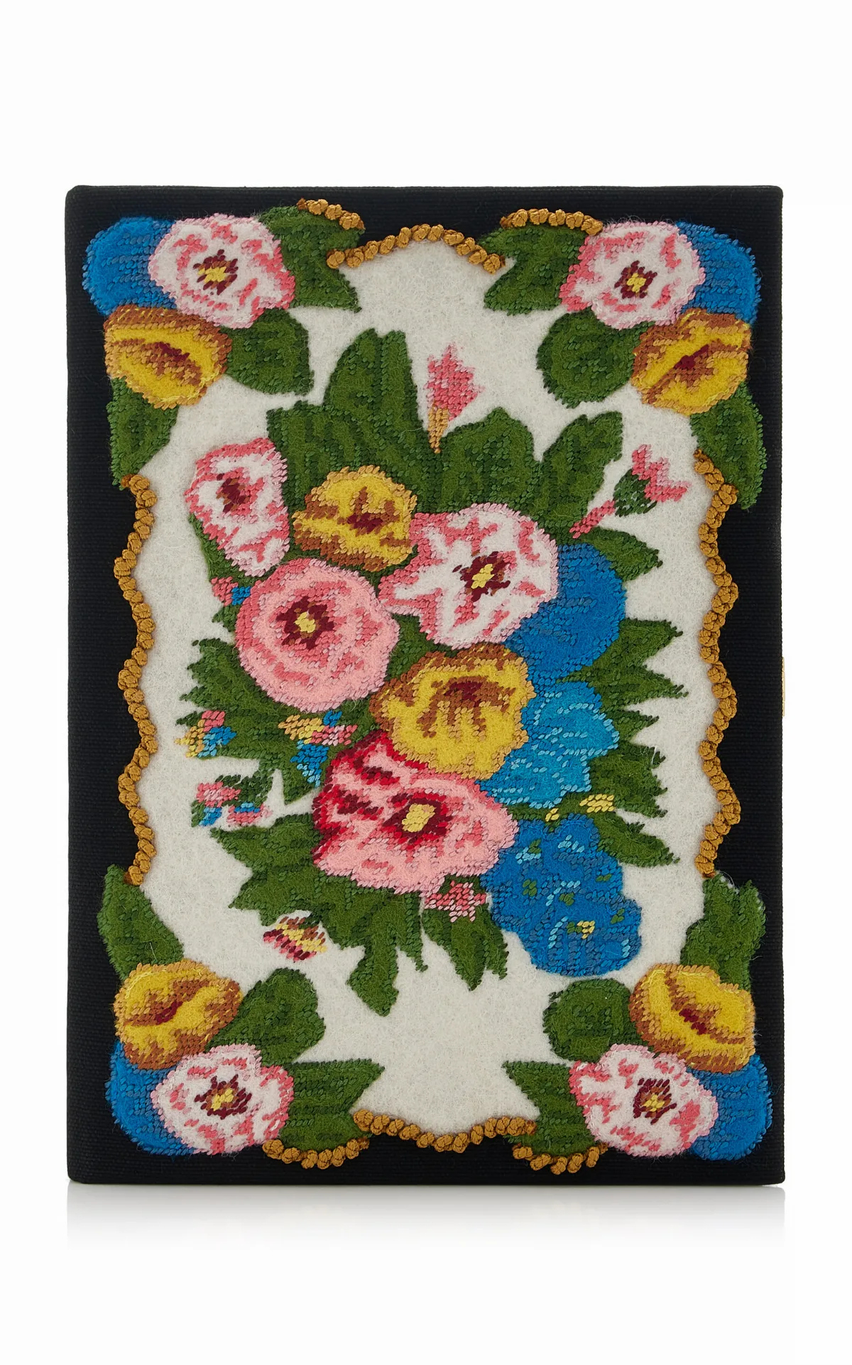 Flowers Book Clutch by Olympia Le-Tan