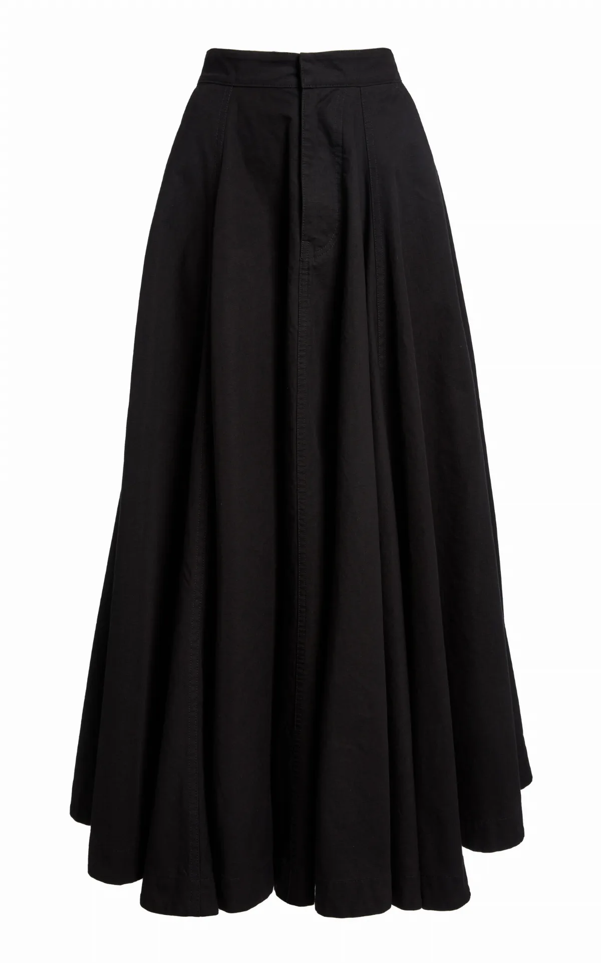 Godet Cotton Maxi Skirt by Balenciaga