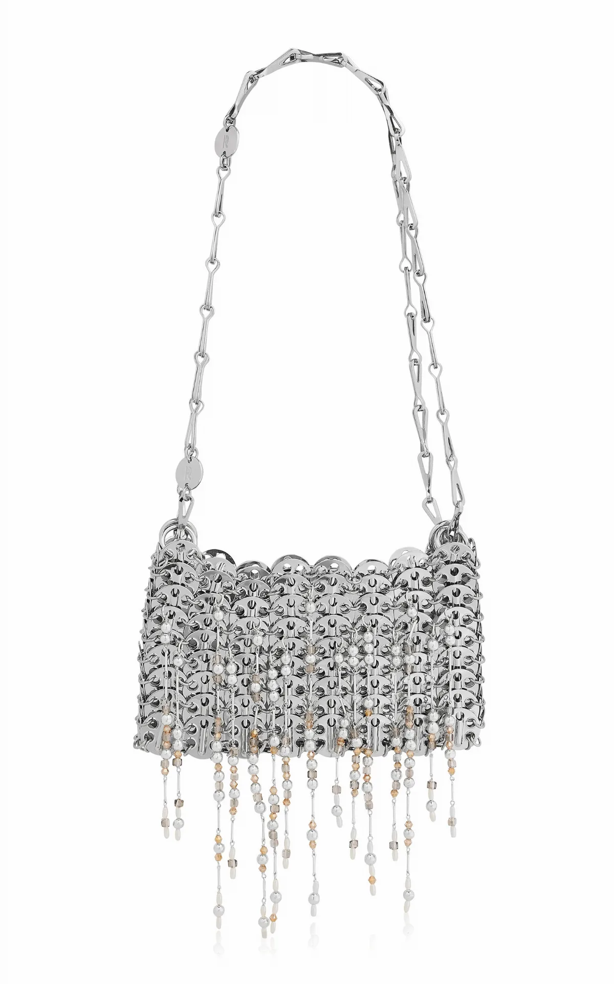 Fringed Brass Shoulder Bag by Rabanne