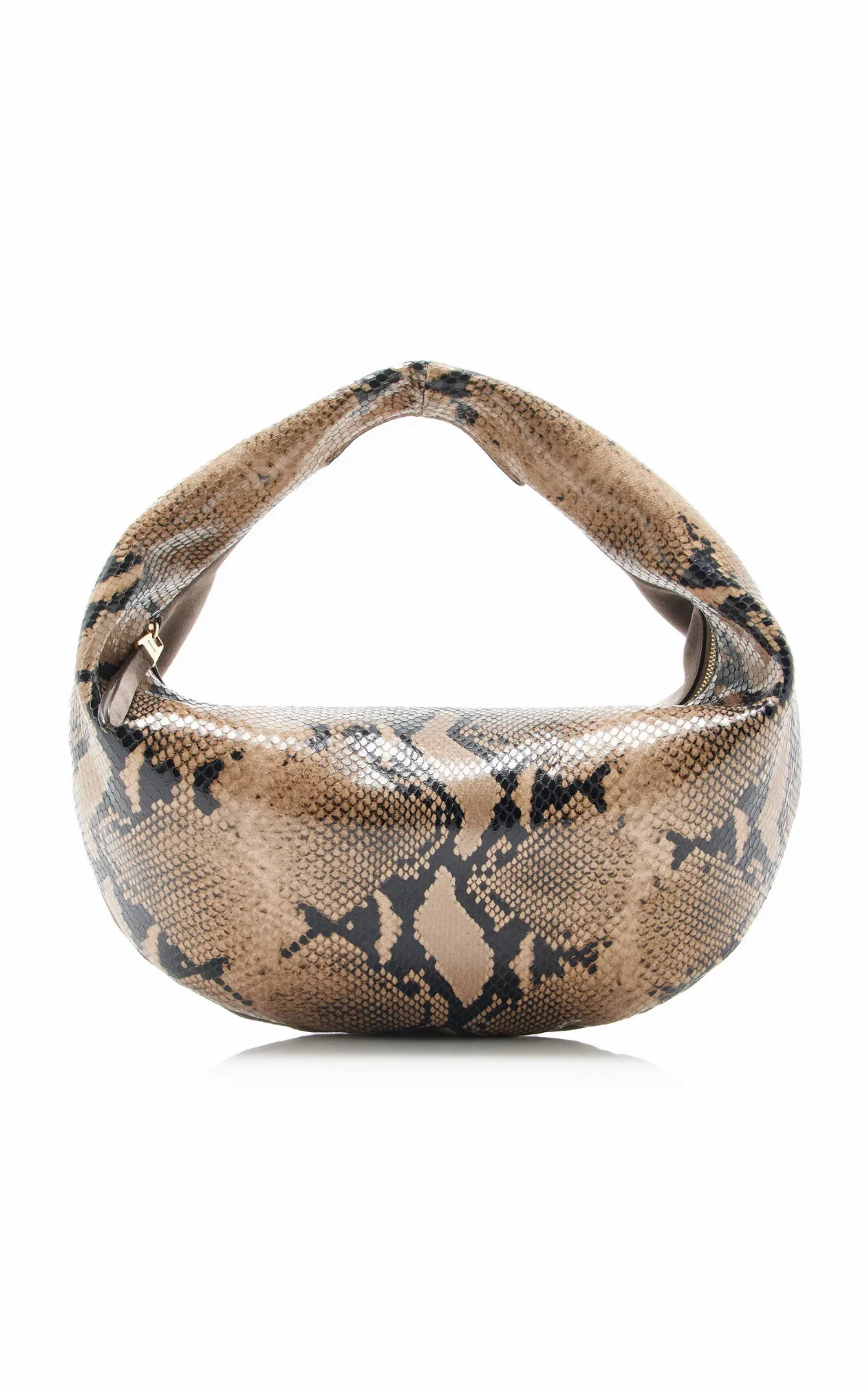 Olivia Medium Python-Embossed Leather Hobo Bag by Khaite