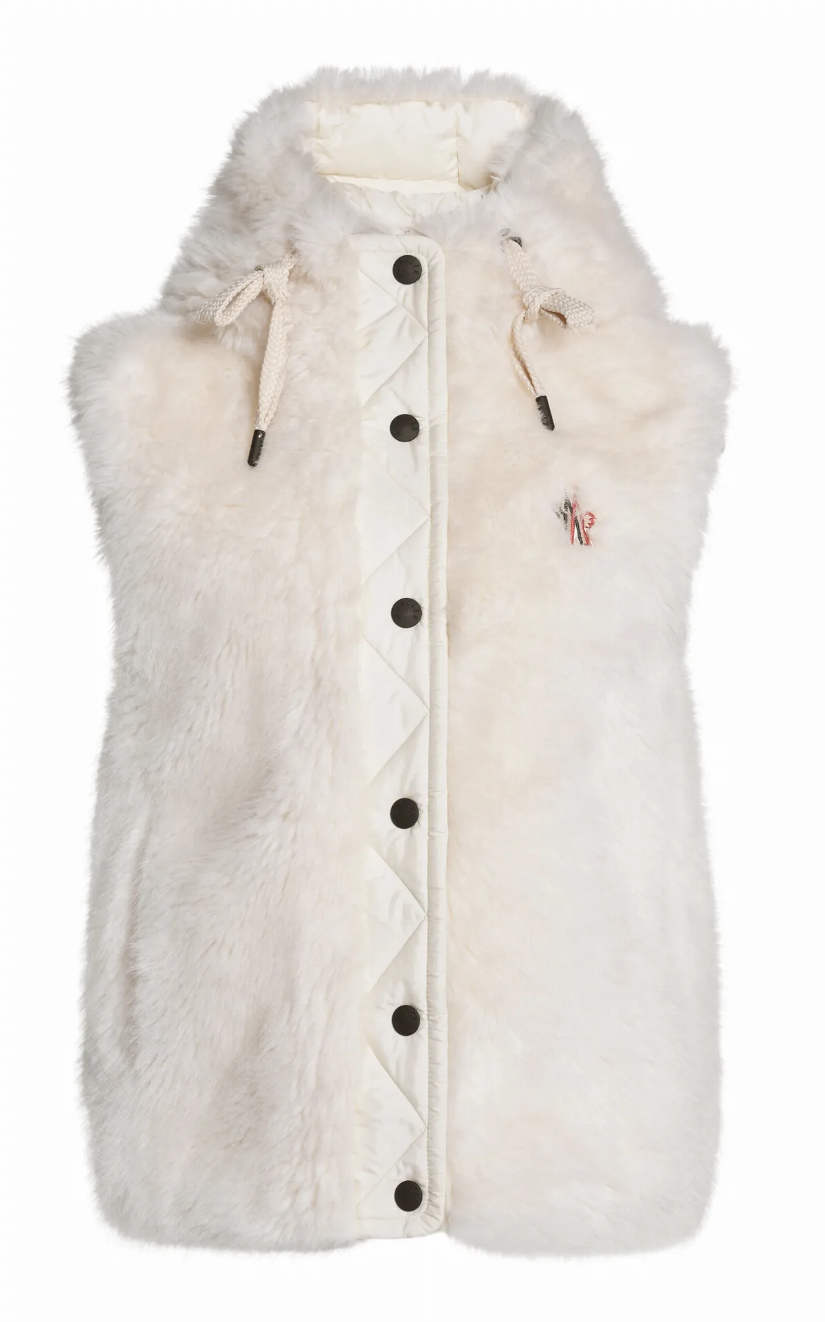 Arve Faux Fur Vest by Moncler Grenoble