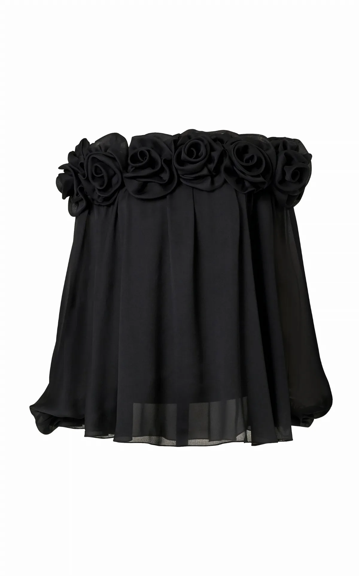 Off-The-Shoulder Silk-Chiffon Top by Carolina Herrera