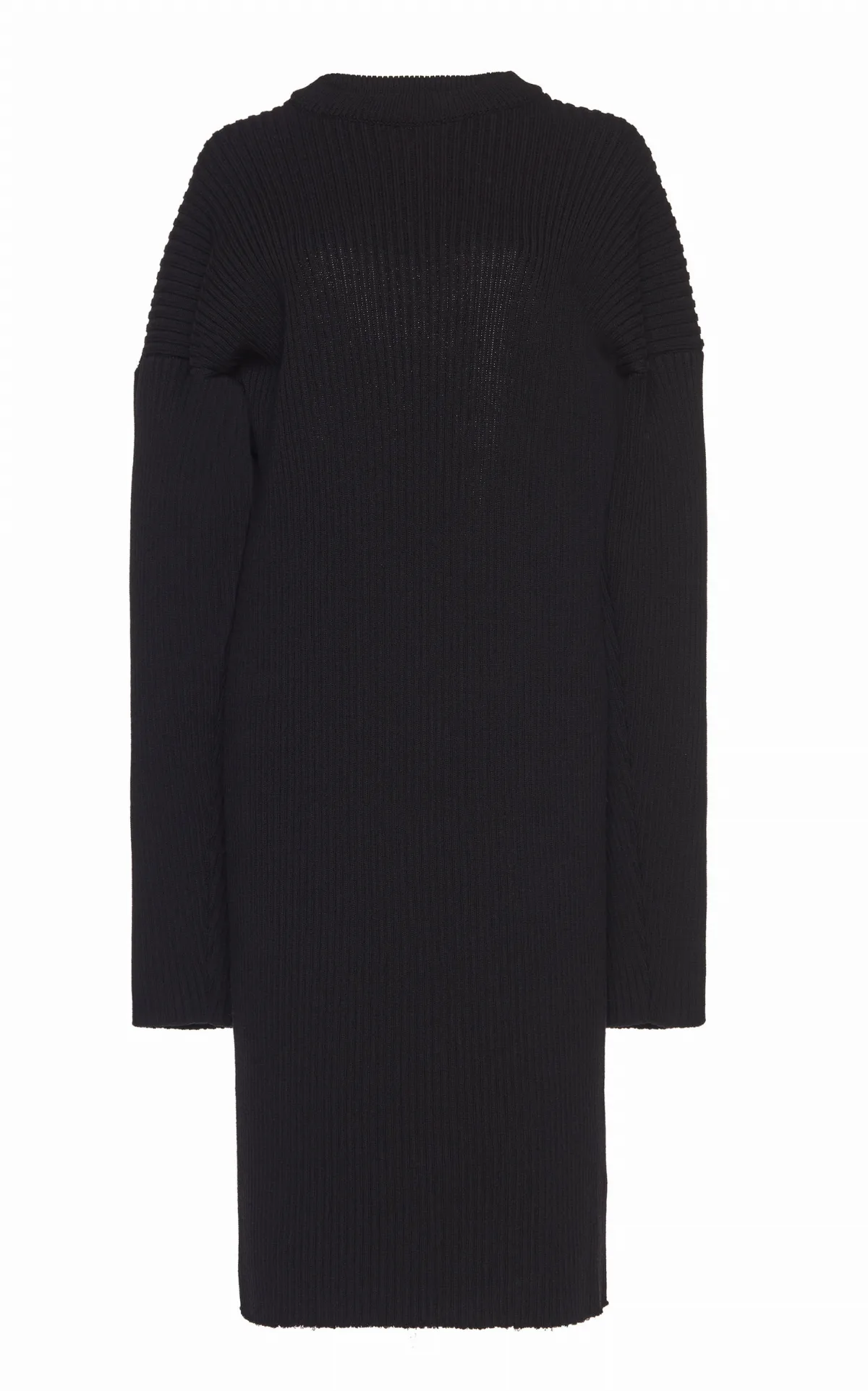 Open-Back Knitted Wool-Blend Midi Dress by Bottega Veneta