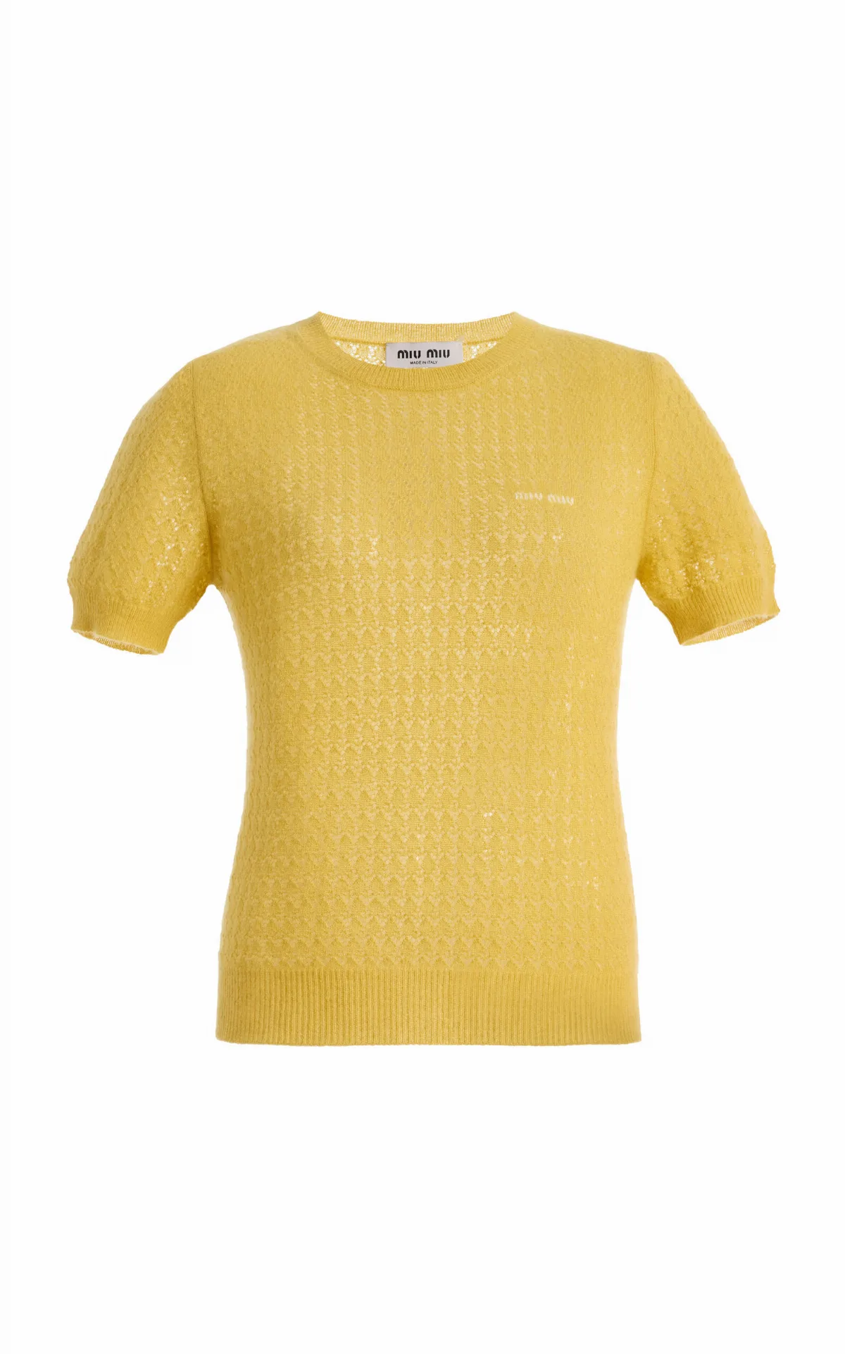 Cashmere-Silk Top by Miu Miu