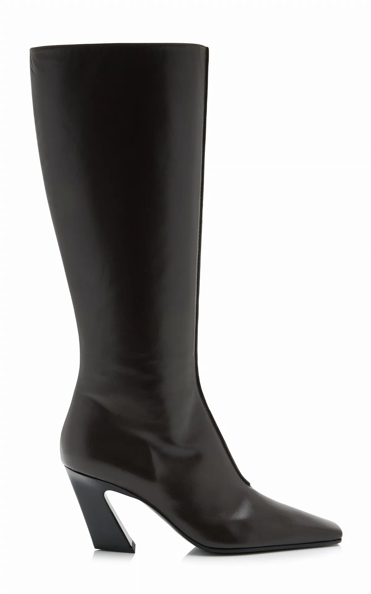 Banzai Leather Knee Boots by Bottega Veneta