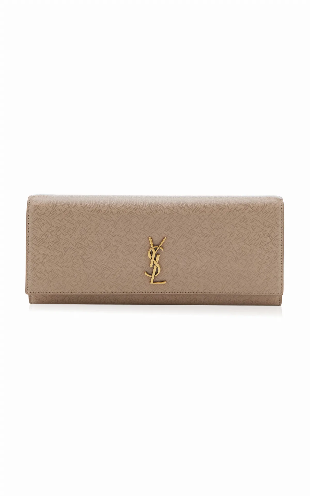 Kate Grain De Poudre Leather Clutch by Saint Laurent