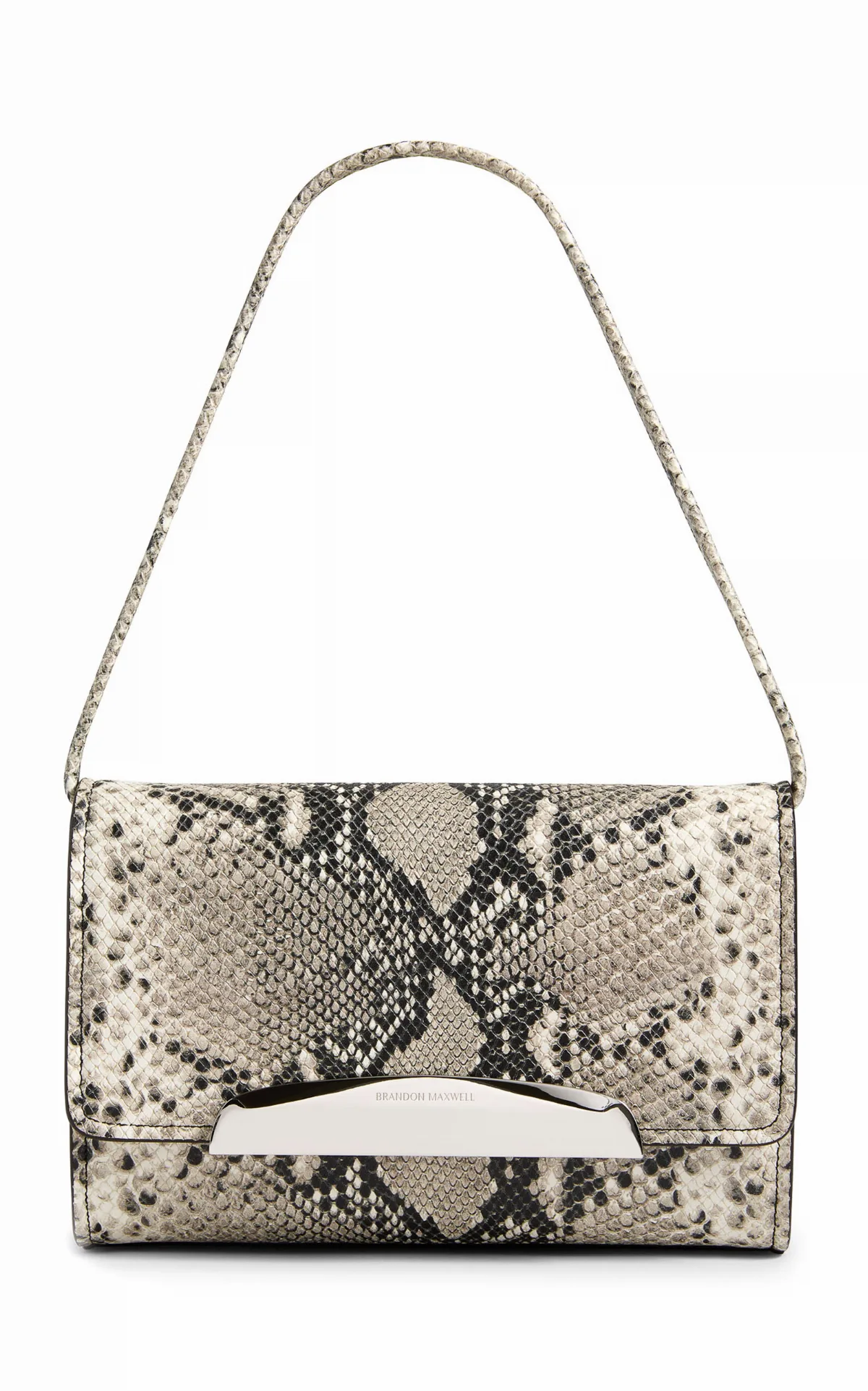 The Louise Pochette Bag in Embossed Python Leather