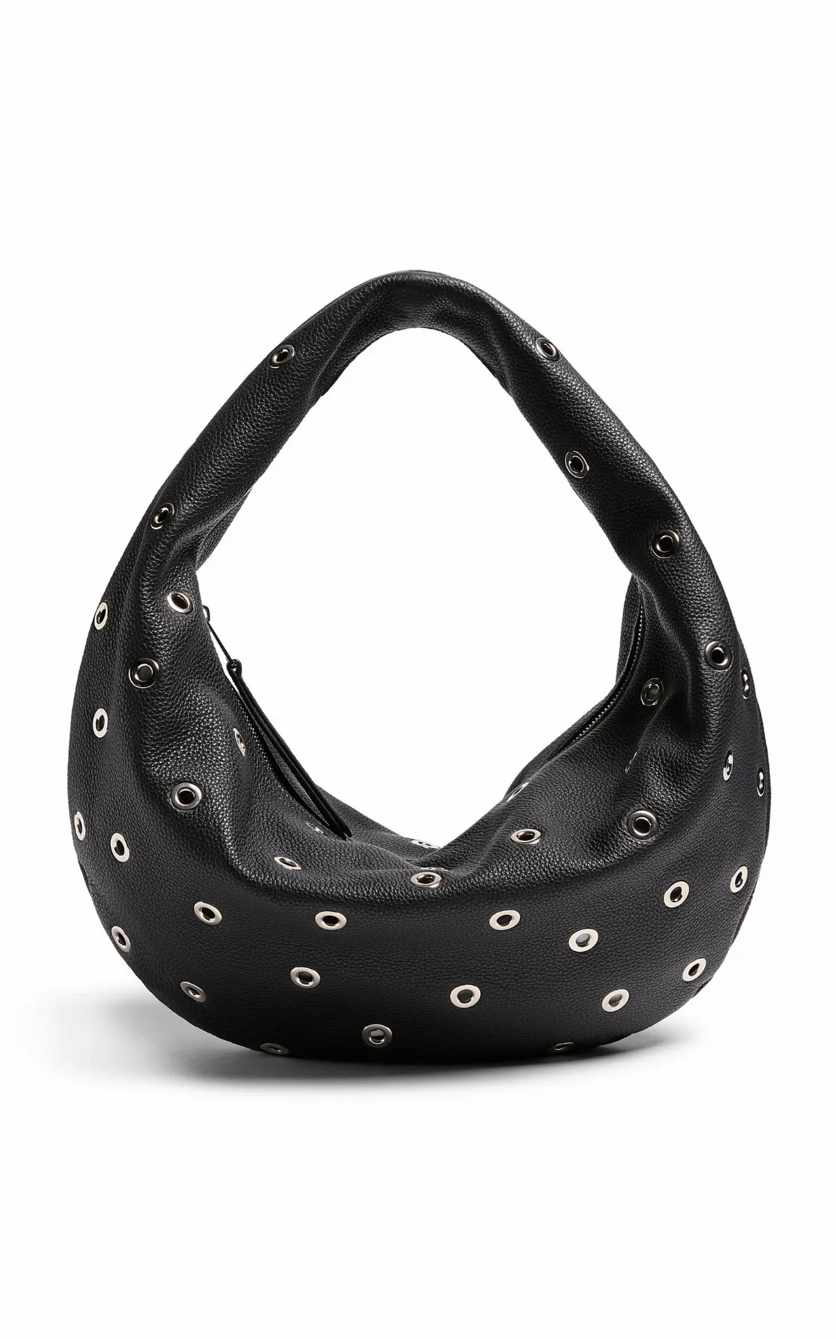 Olivia Medium Grommet Leather Hobo Bag by Khaite