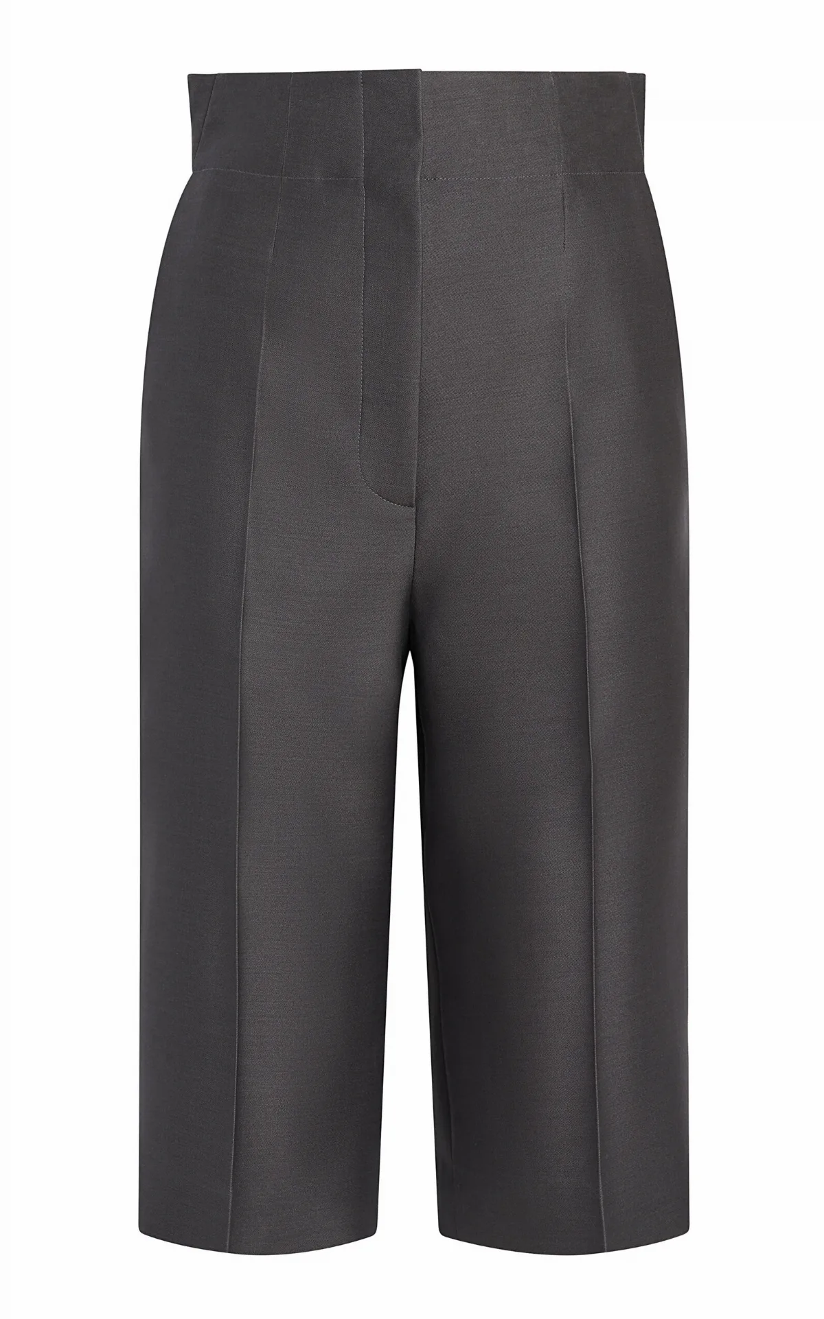 Raelle Tailored Wool-Silk Cady Shorts by Khaite