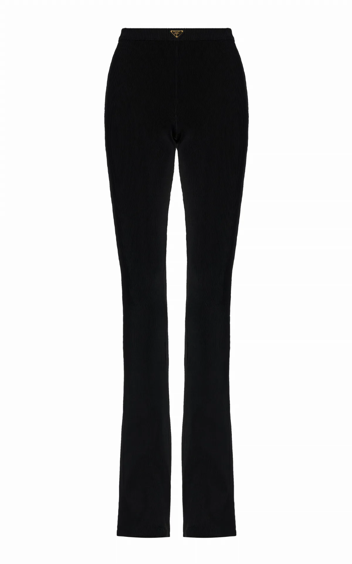 High-Rise Jersey Pants by Prada