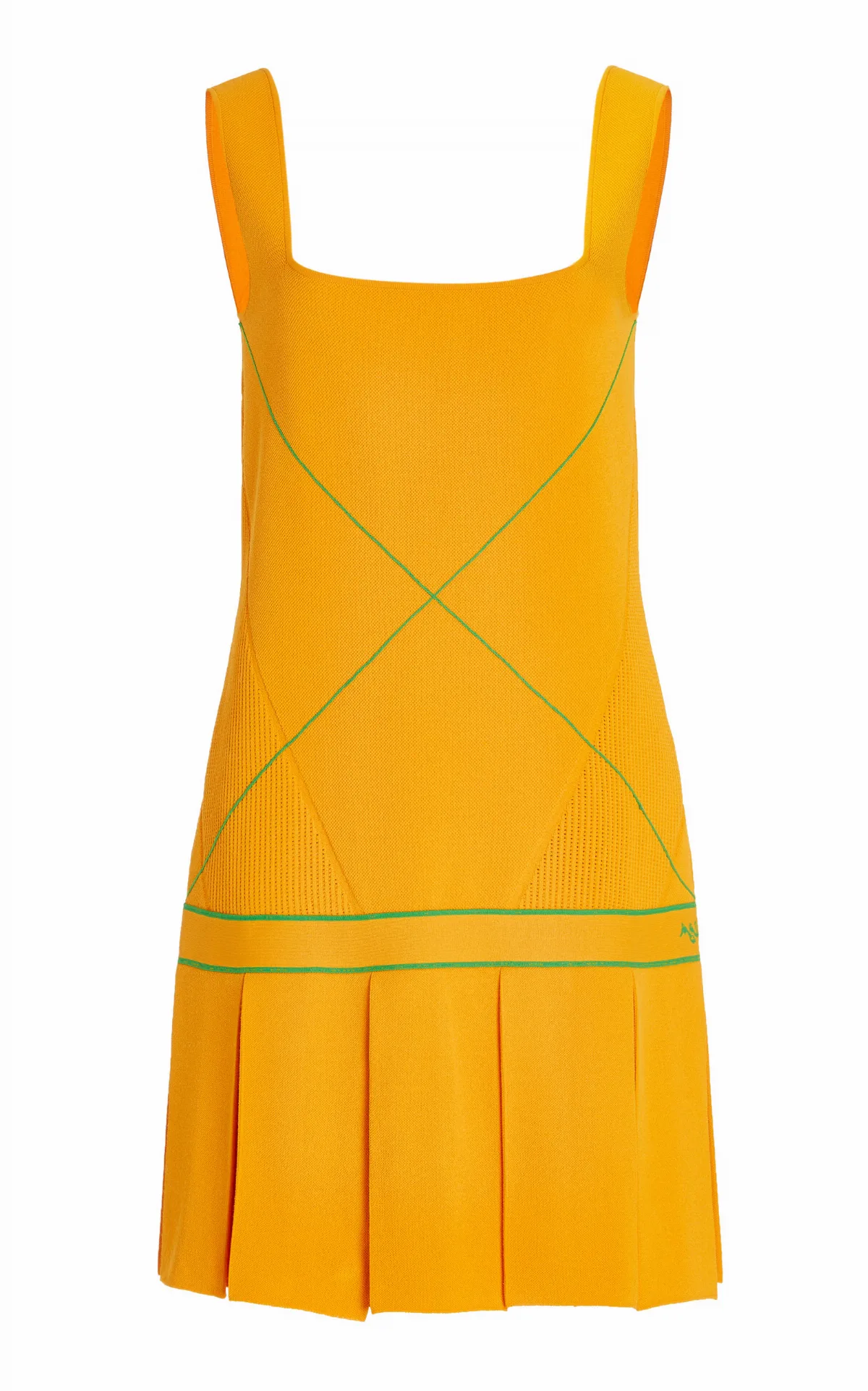 Pleated Knit Mini Dress by Bottega Veneta