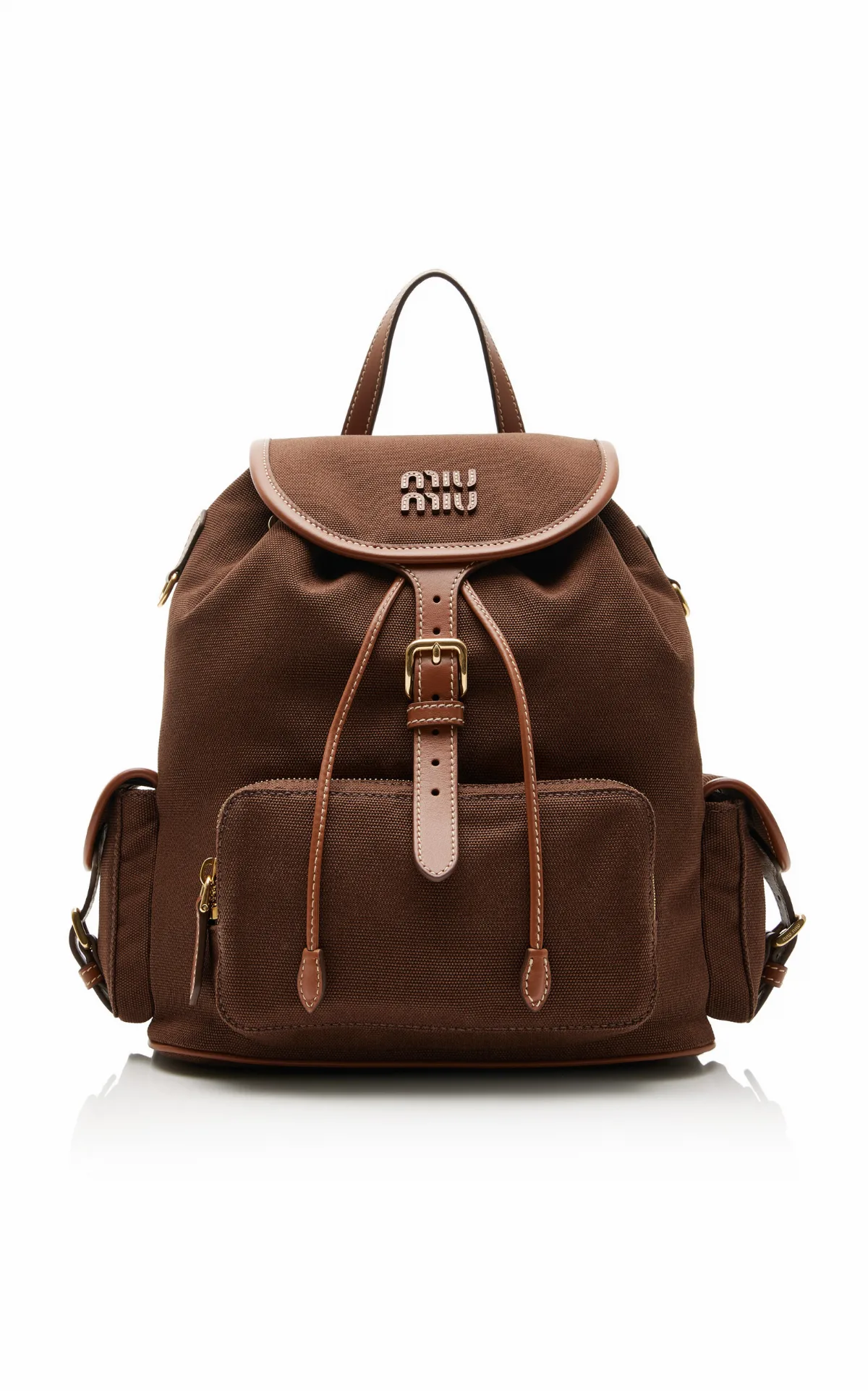 Canvas Backpack by Miu Miu
