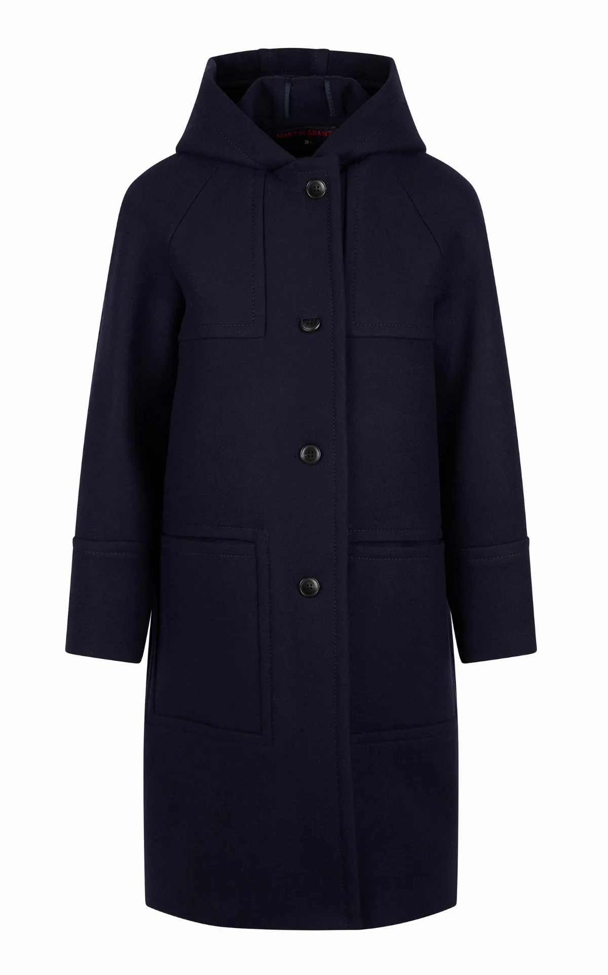 Wool Duffle Coat by Martin Grant