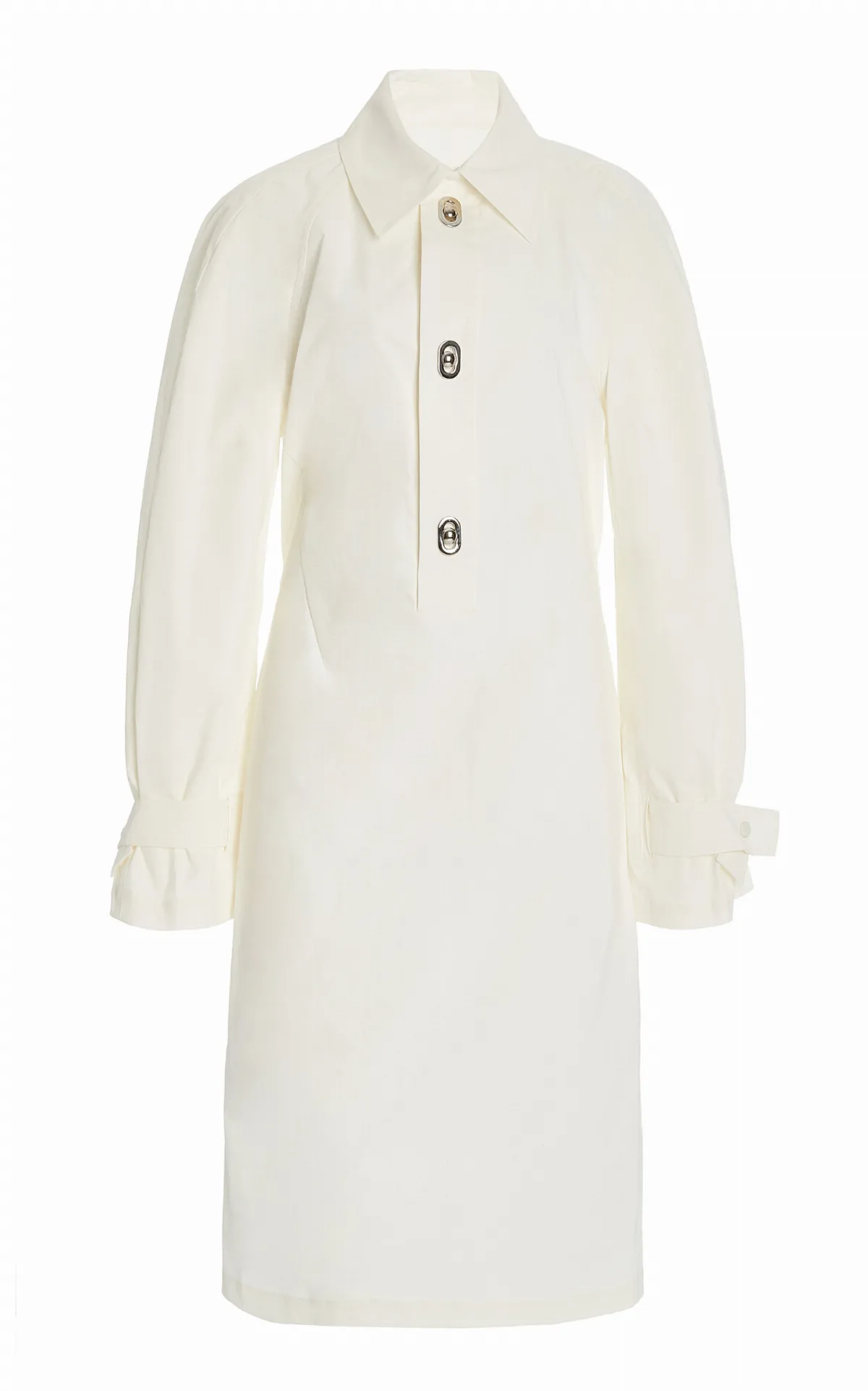 Cotton-Blend Midi Shirt Dress by Bottega Veneta