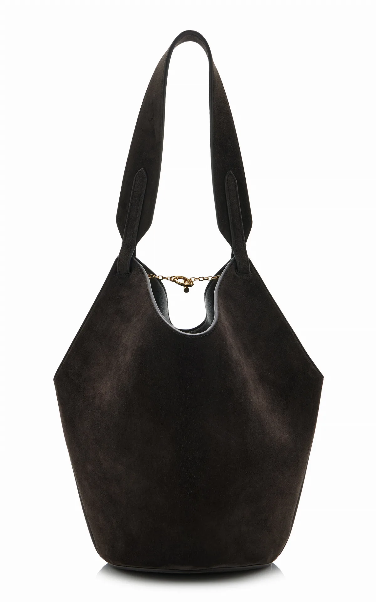 Lotus Mini Suede Tote Bag