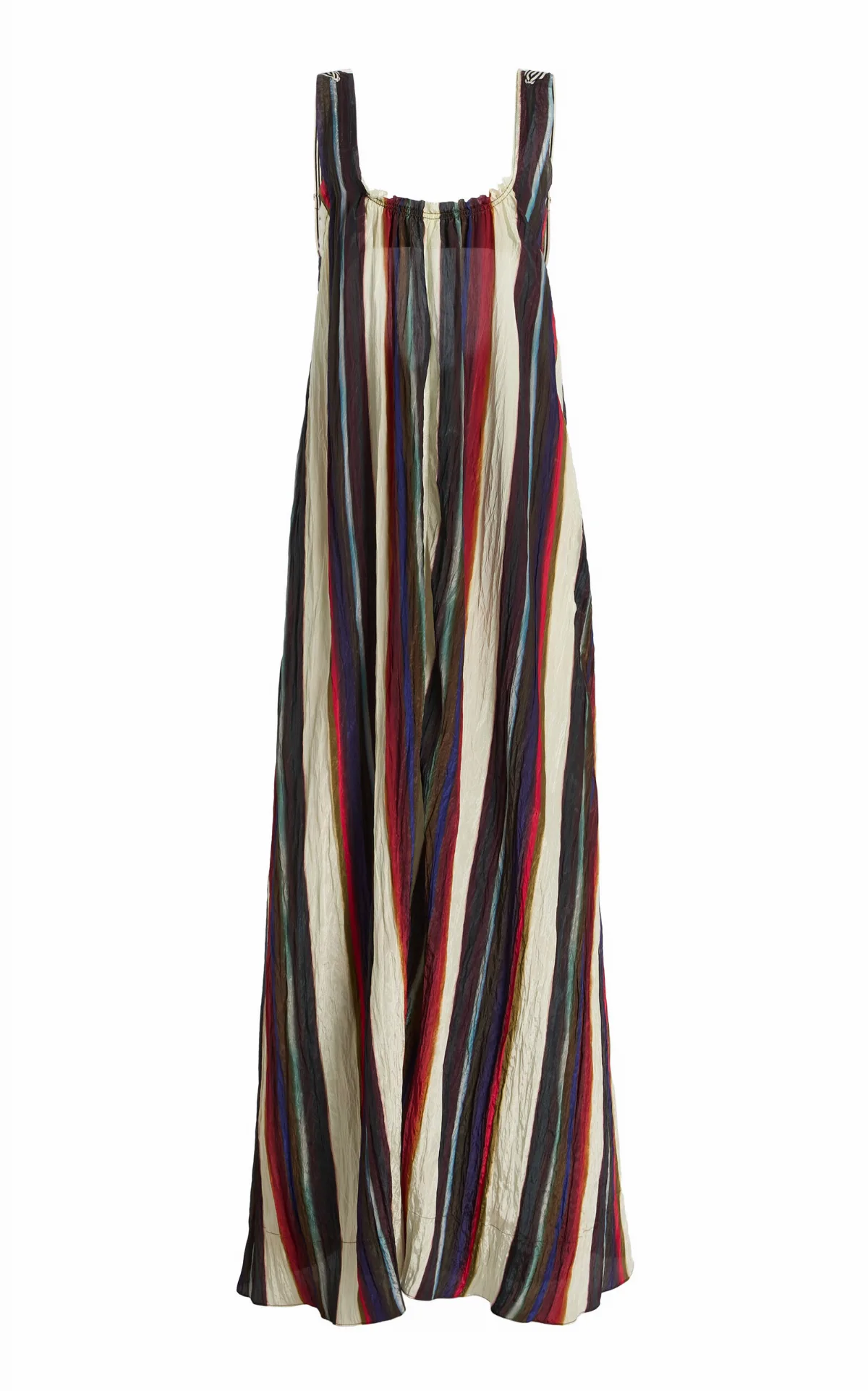 Morris Striped Trapeze Maxi Dress by Christopher John Rogers
