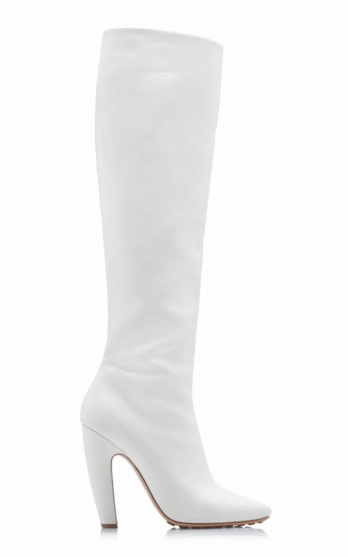 Leather Knee Boots by Bottega Veneta