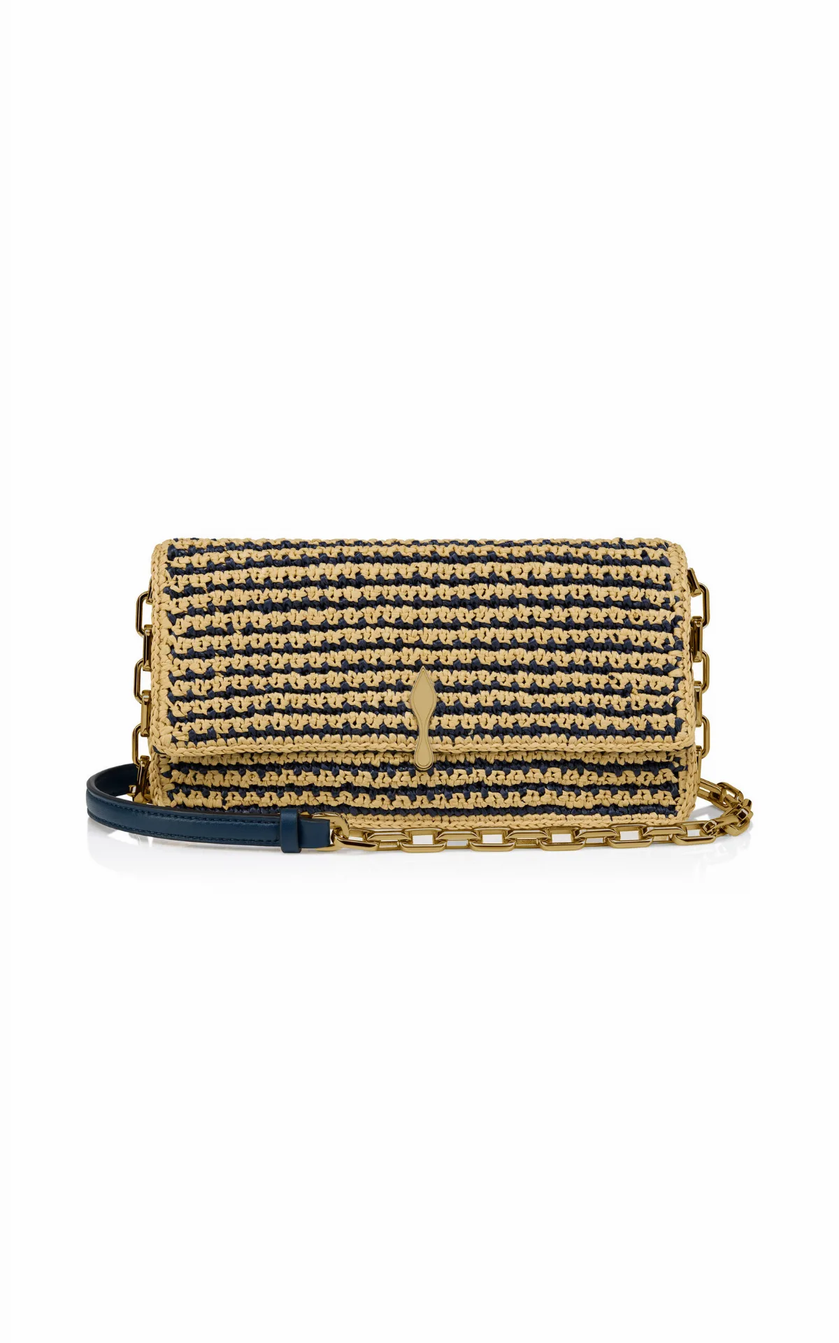 Bettina Raffia Crossbody Bag by Christian Louboutin