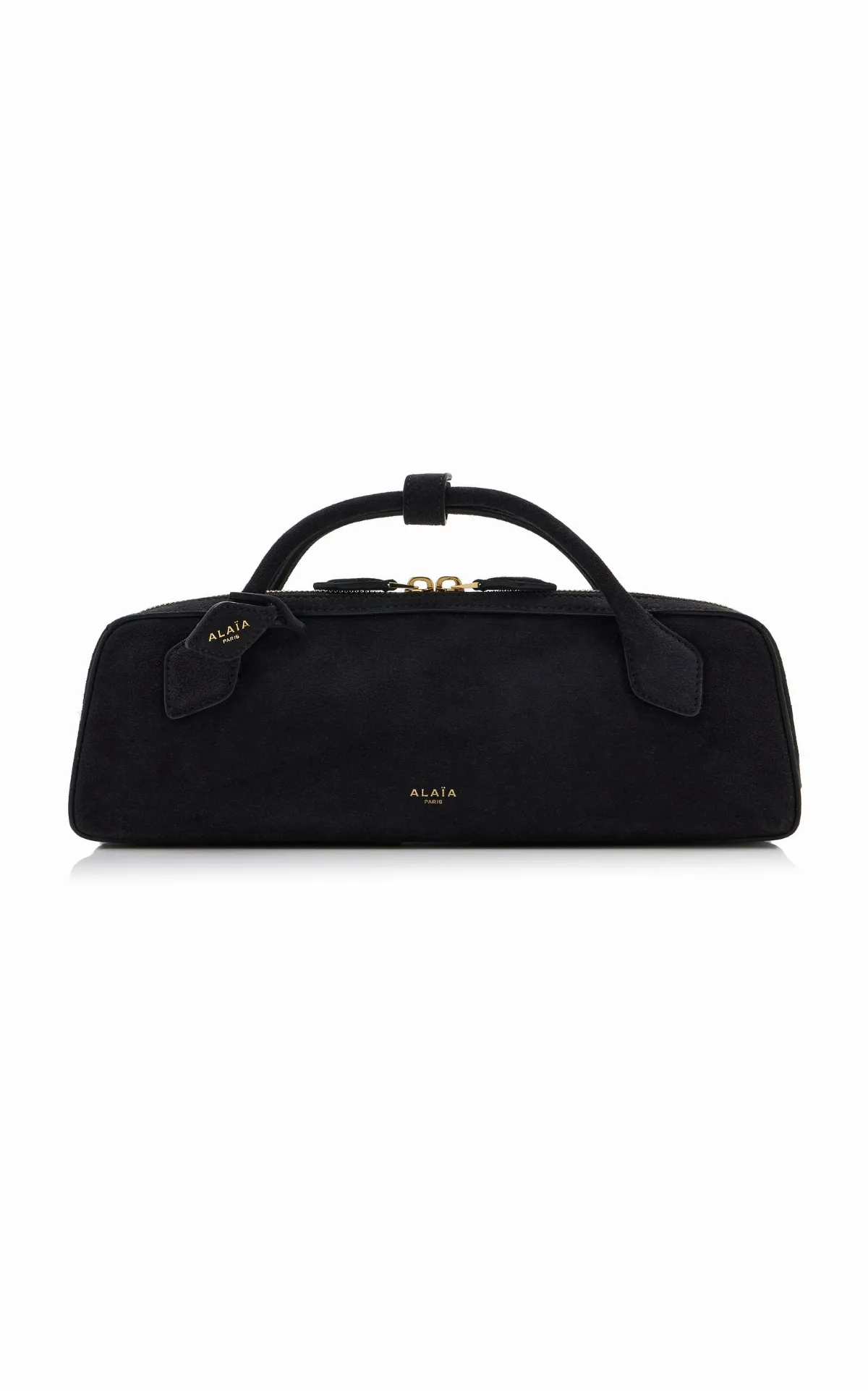 Le Teckel Suede Clutch by ALAÏA