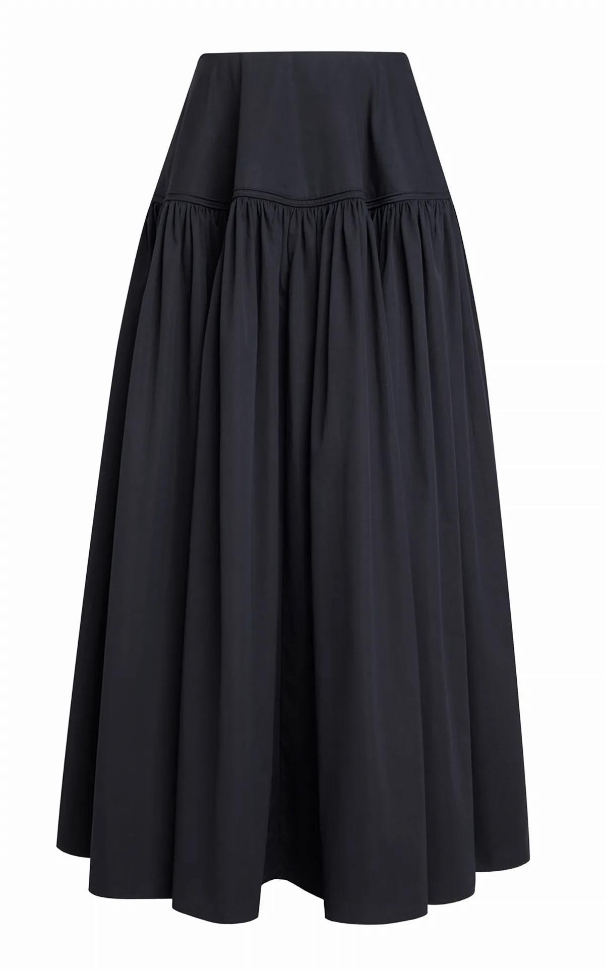 Bell Cotton Poplin Maxi Skirt by ALAÏA