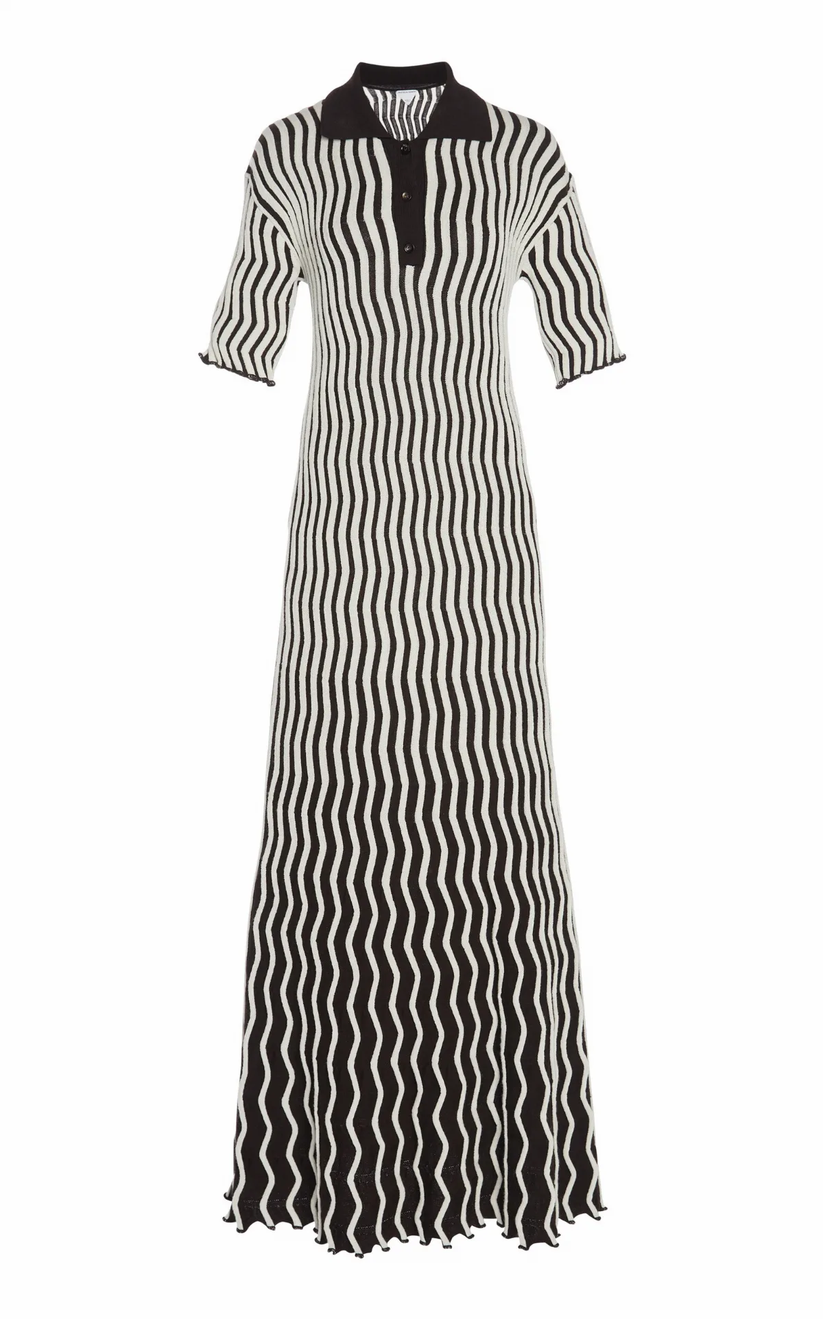 Ribbed Wool-Blend Maxi Dress