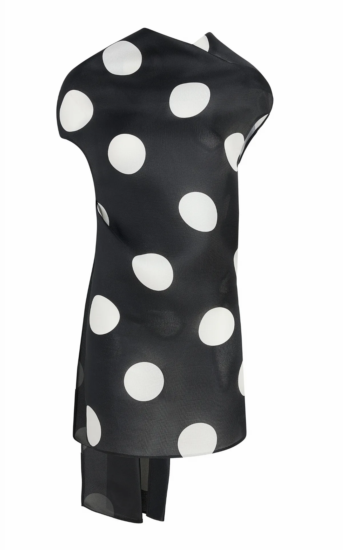 Tatia Silk Gazar Mini Dress by Khaite
