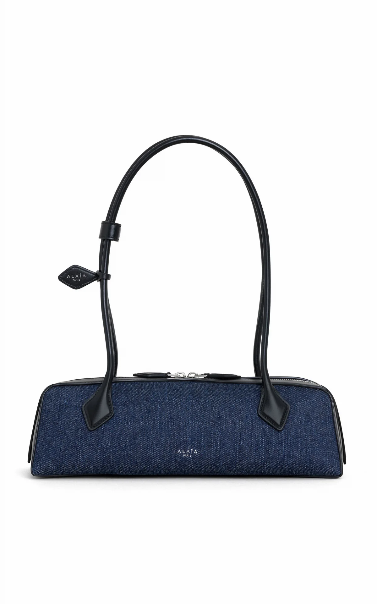 Le Teckel Medium Denim Shoulder Bag by ALAÏA