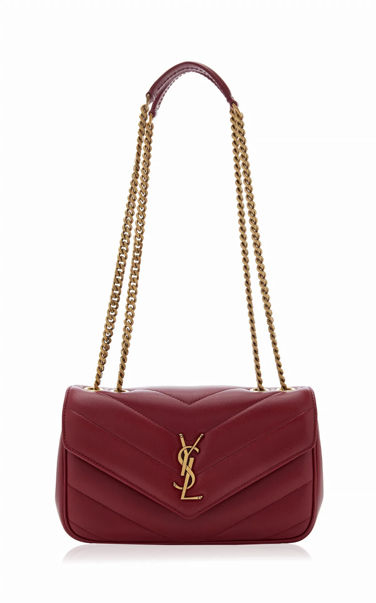 LouLou Small Matelassé Leather Bag by Saint Laurent