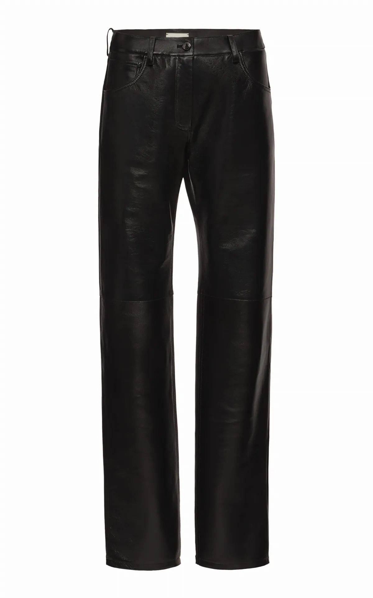 Straight-Leg Sheep Leather Pant by Magda Butrym