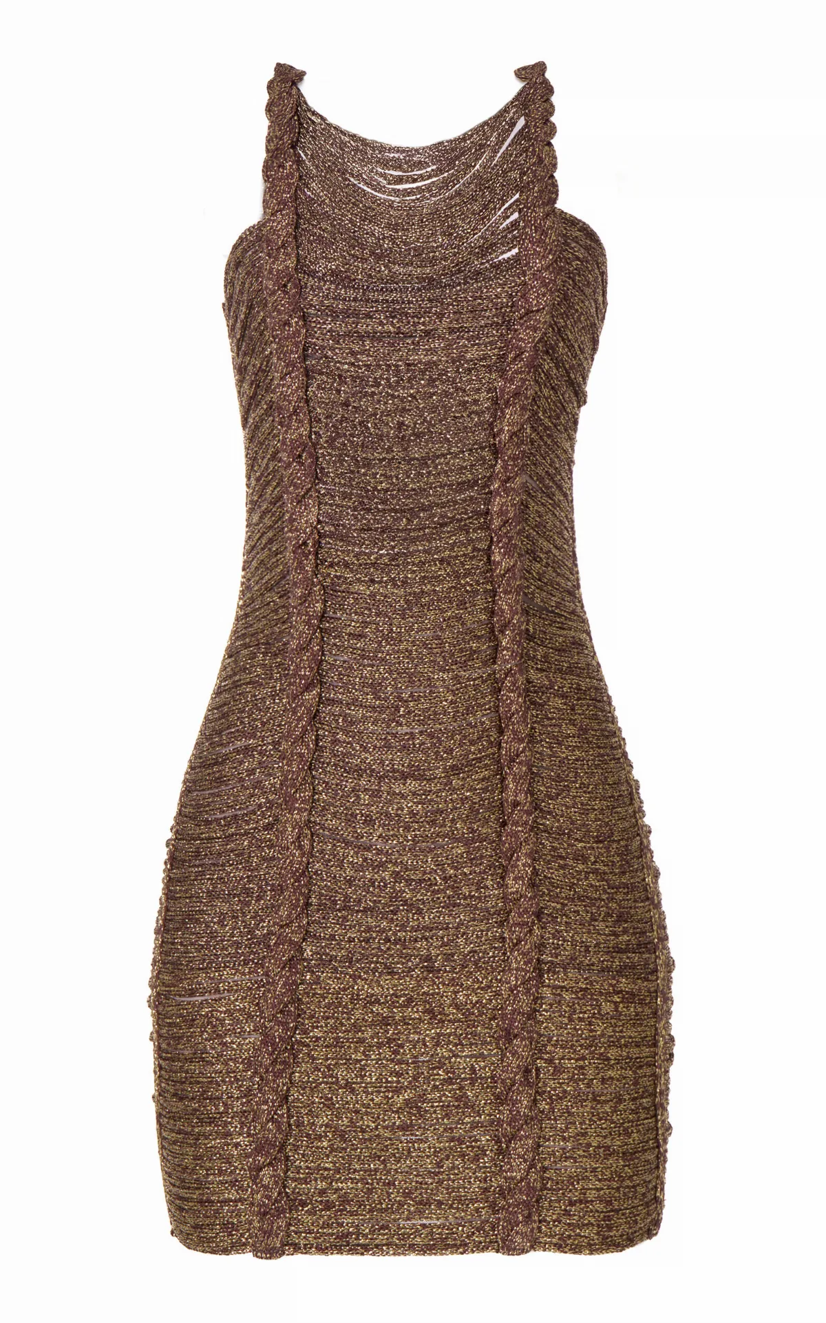 Sil Braided Cord Mini Dress by Andrea Almeida